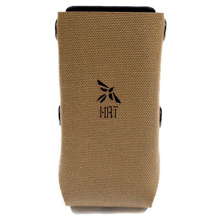 Coyote HCC Tactical ARC Pistol Pouch, rigid tactical gear for secure pistol storage, shown on a plain background.