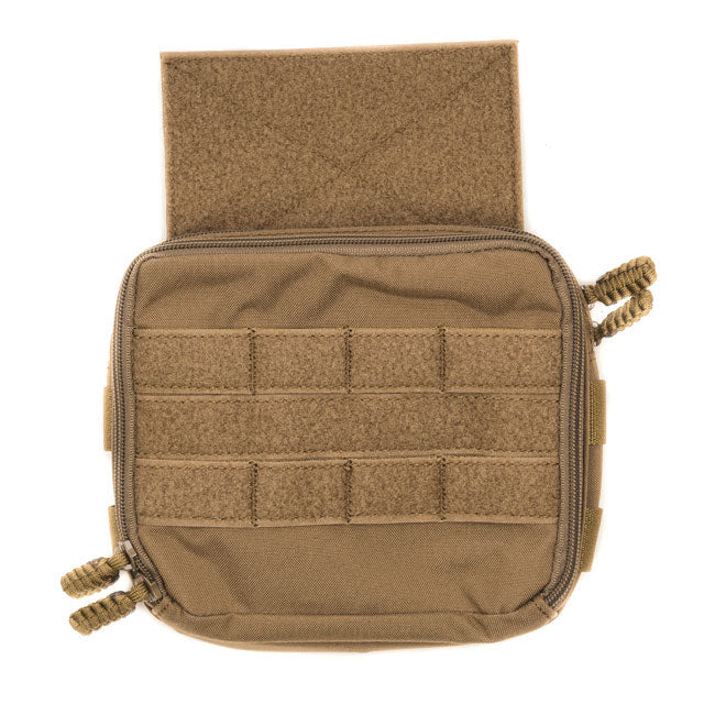 Coyote brown HCC Tactical Sporran Hanger Pouch with adjustable straps for tactical gear storage and accessibility.