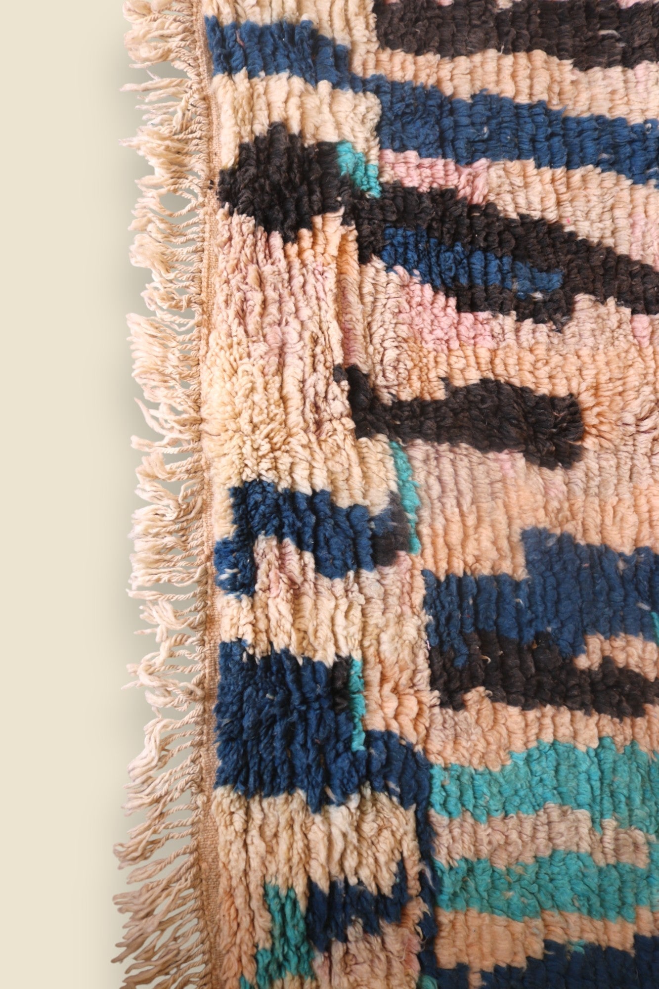 Hafna Berber Moroccan Rug – Abstract Wool Art - We The Collective