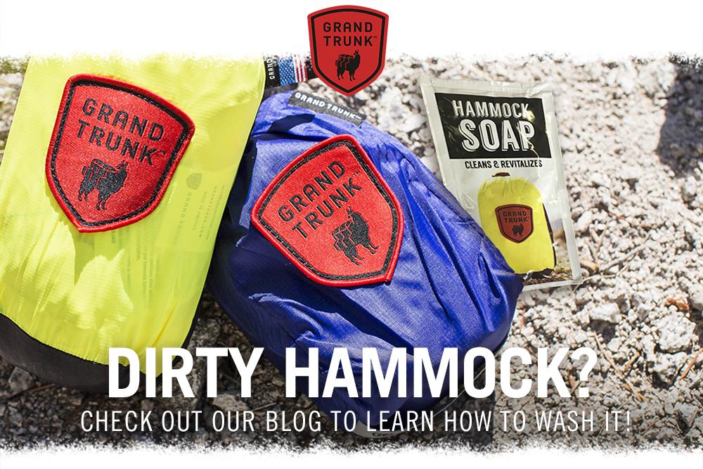 GrandTrunk Hammock & Gear Soap accessory with natural ingredients, designed for cleaning camping gear and outdoor equipment.