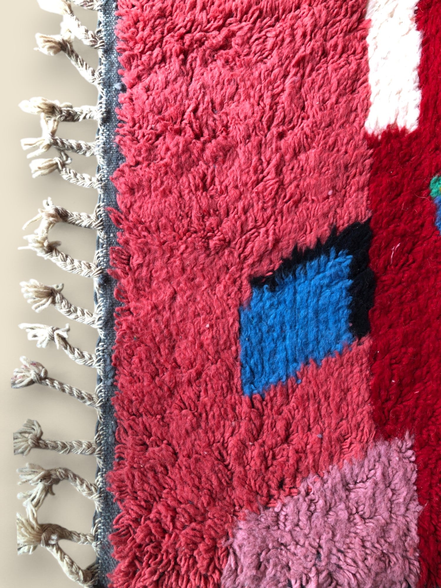 Timlilit Handmade Rug-  Moroccan Wool Rug - We The Collective