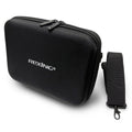 Rexing hard travel case replacement for accessories, durable black case with secure zipper and compact design for safe storage.