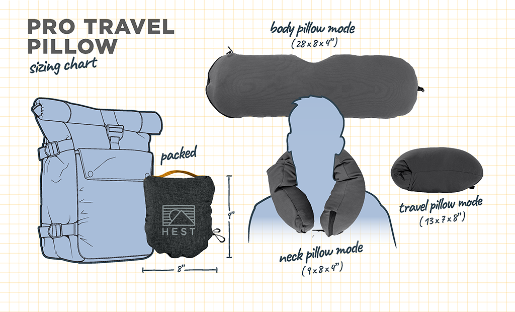 Pro Travel Pillow - OVERLANDERS Outfitter