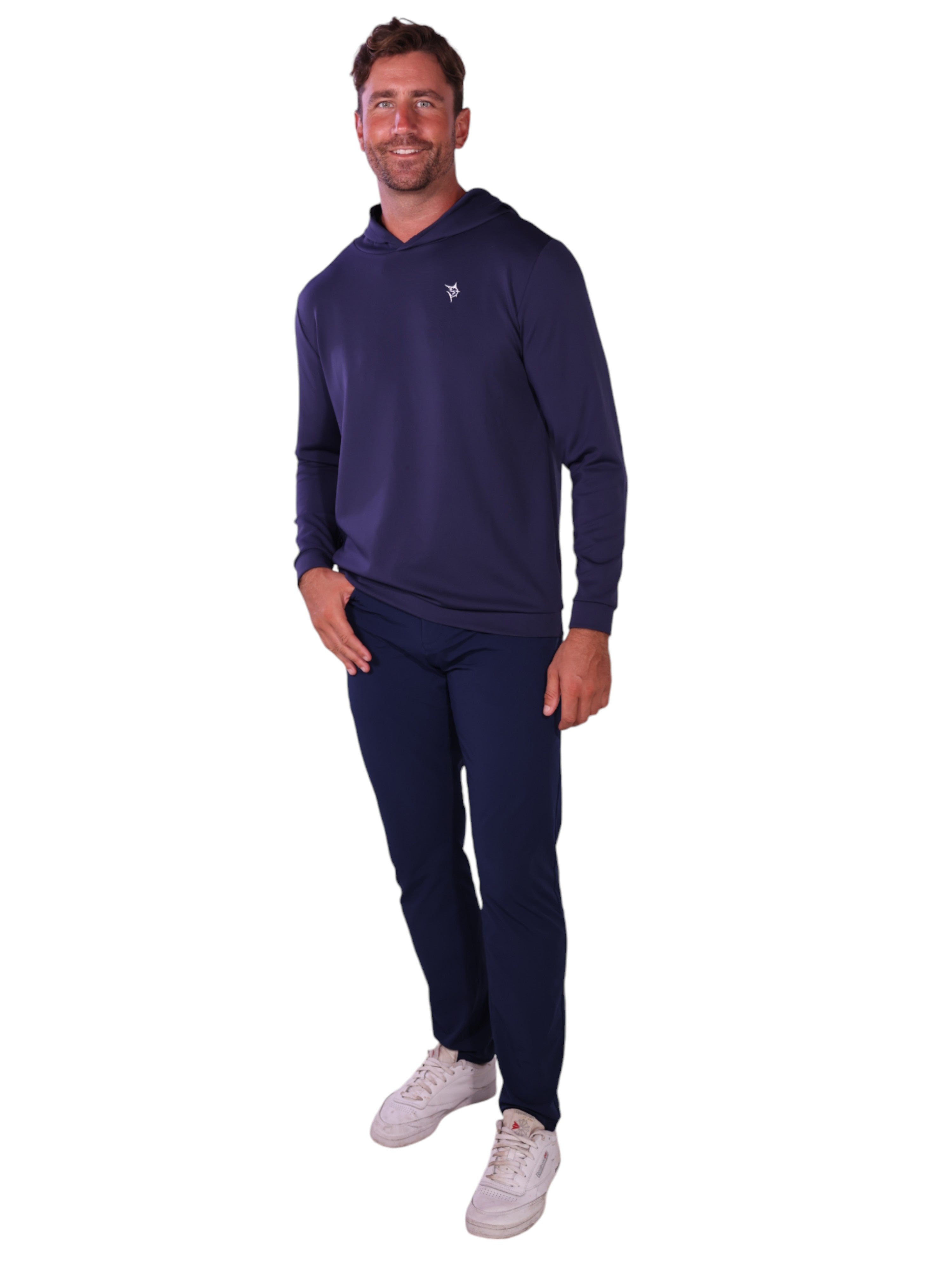 White Water Life Hillside Hoody in various colors, soft fabric, casual fit, displayed on a mannequin against outdoor background.