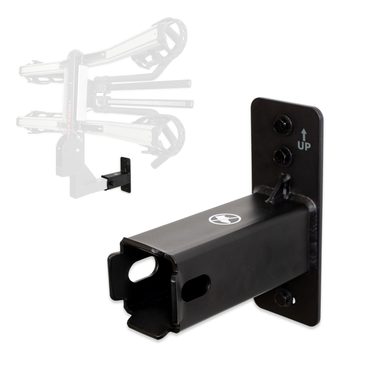 1.25" Hitch Wall Mount  | Holds Bike or Cargo Car Rack - OVERLANDERS Outfitter