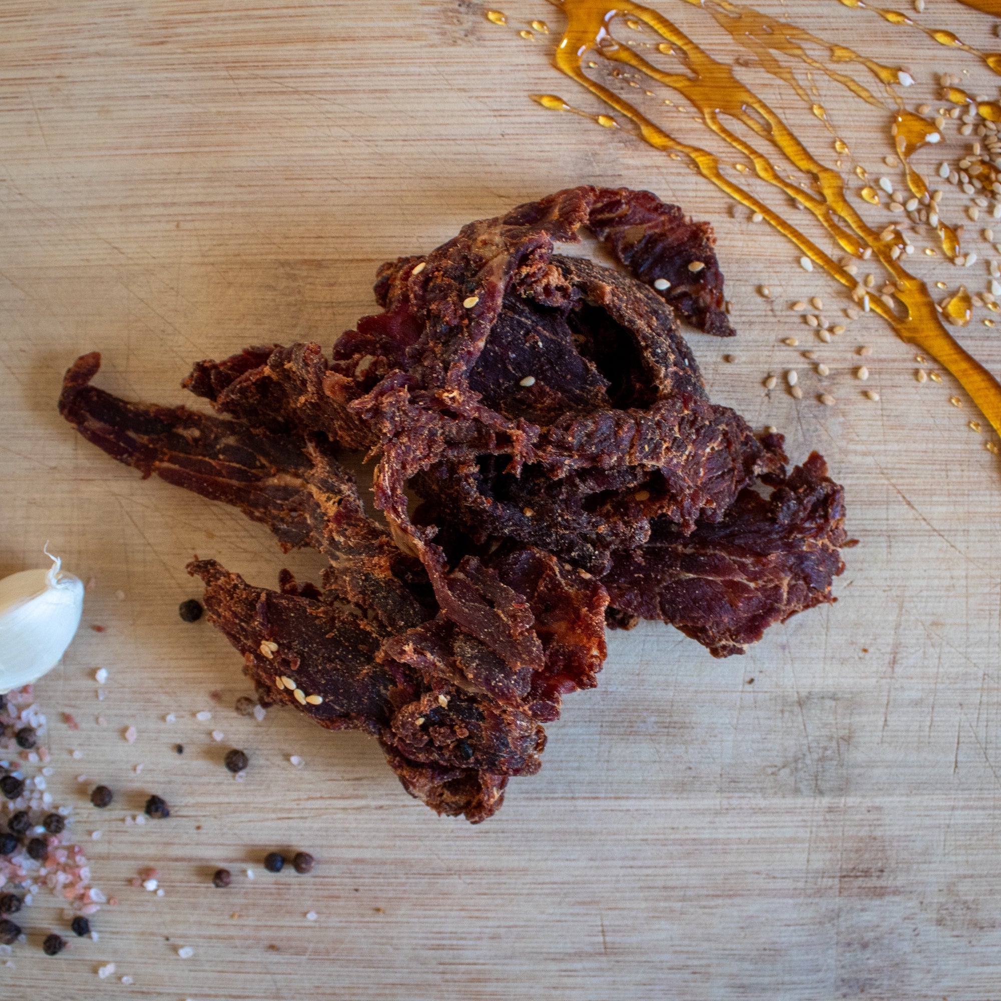 Honey Sesame Beef Jerky - OVERLANDERS Outfitter