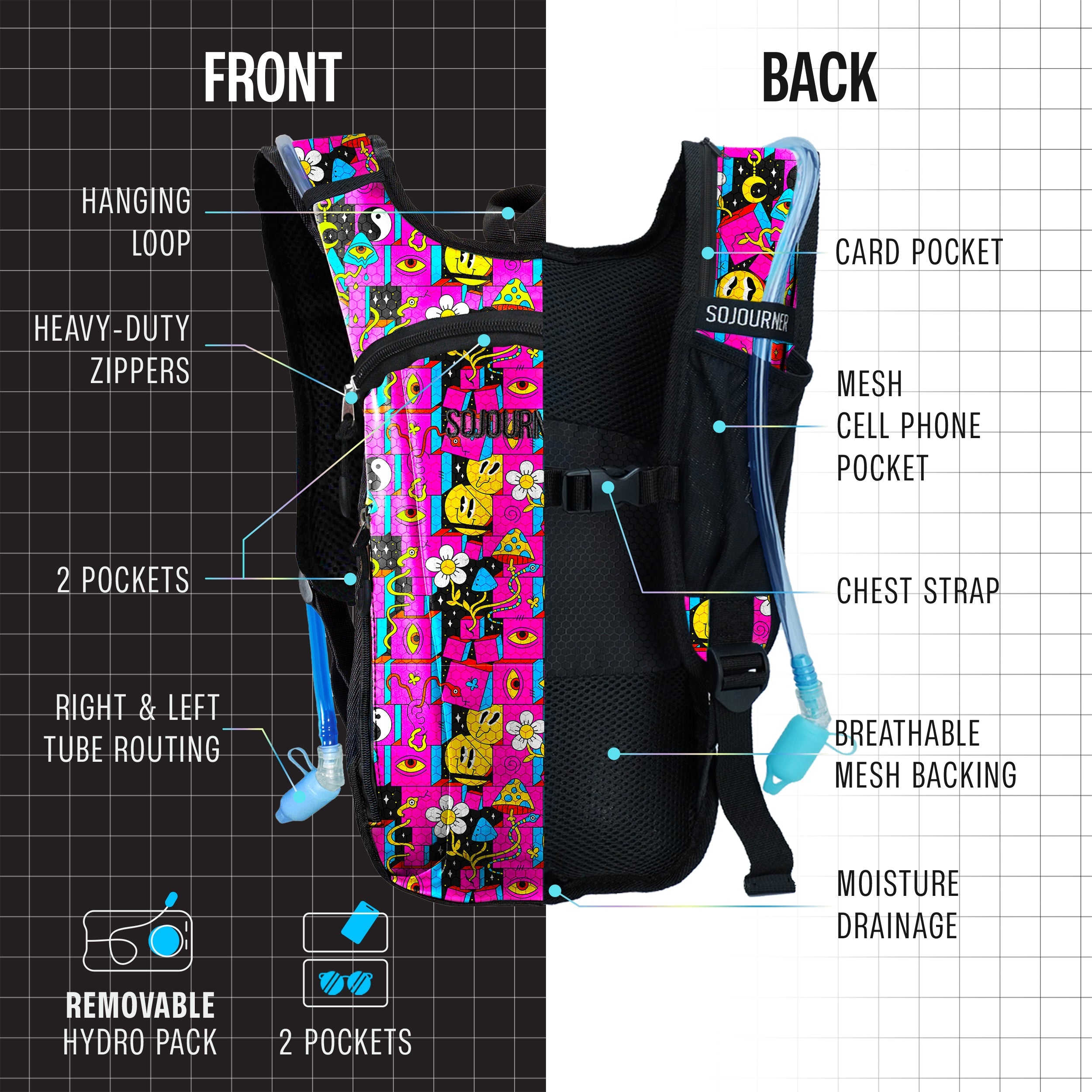 Hydration Pack Backpack (Small) - OVERLANDERS Outfitter