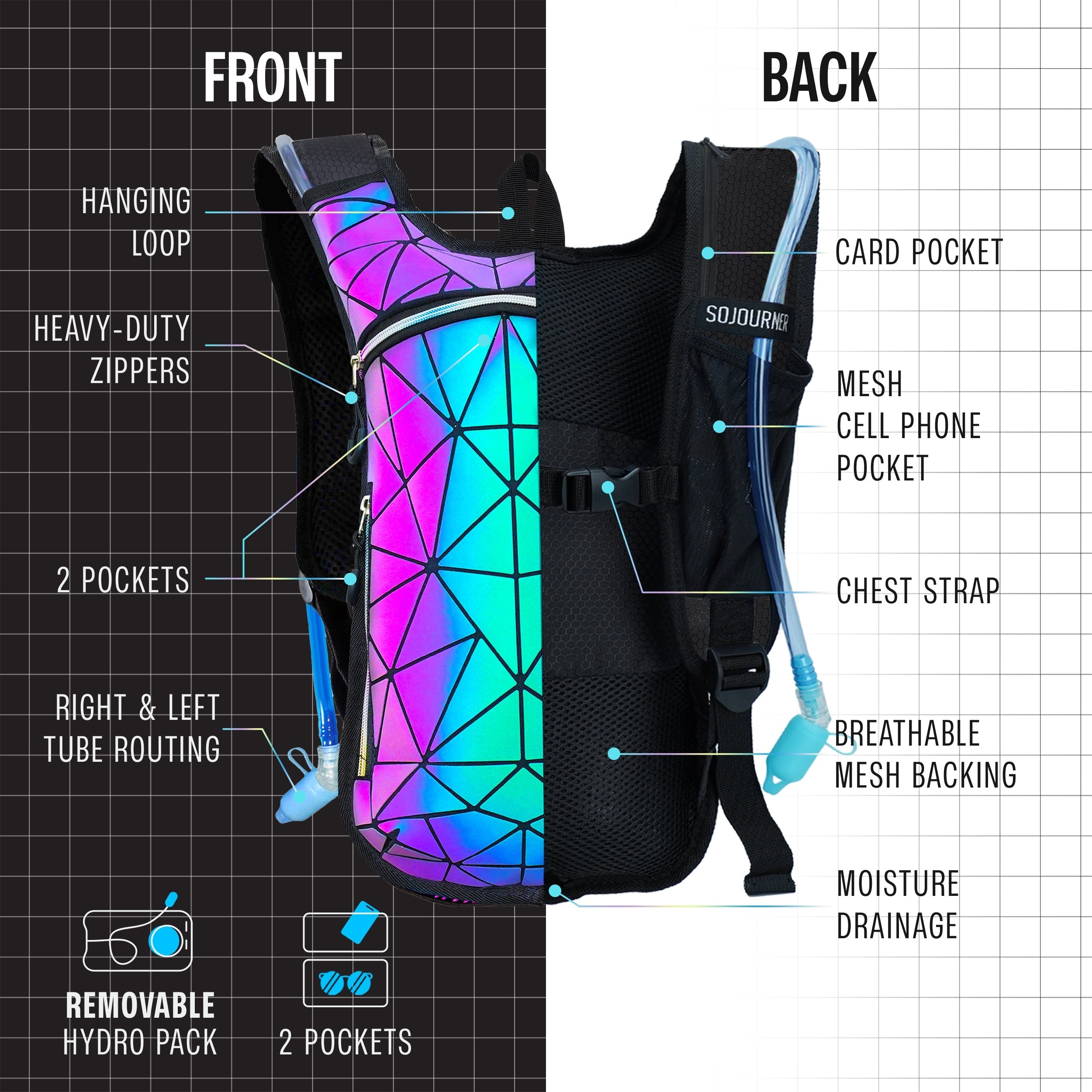 Hydration Pack Backpack (Small) - OVERLANDERS Outfitter
