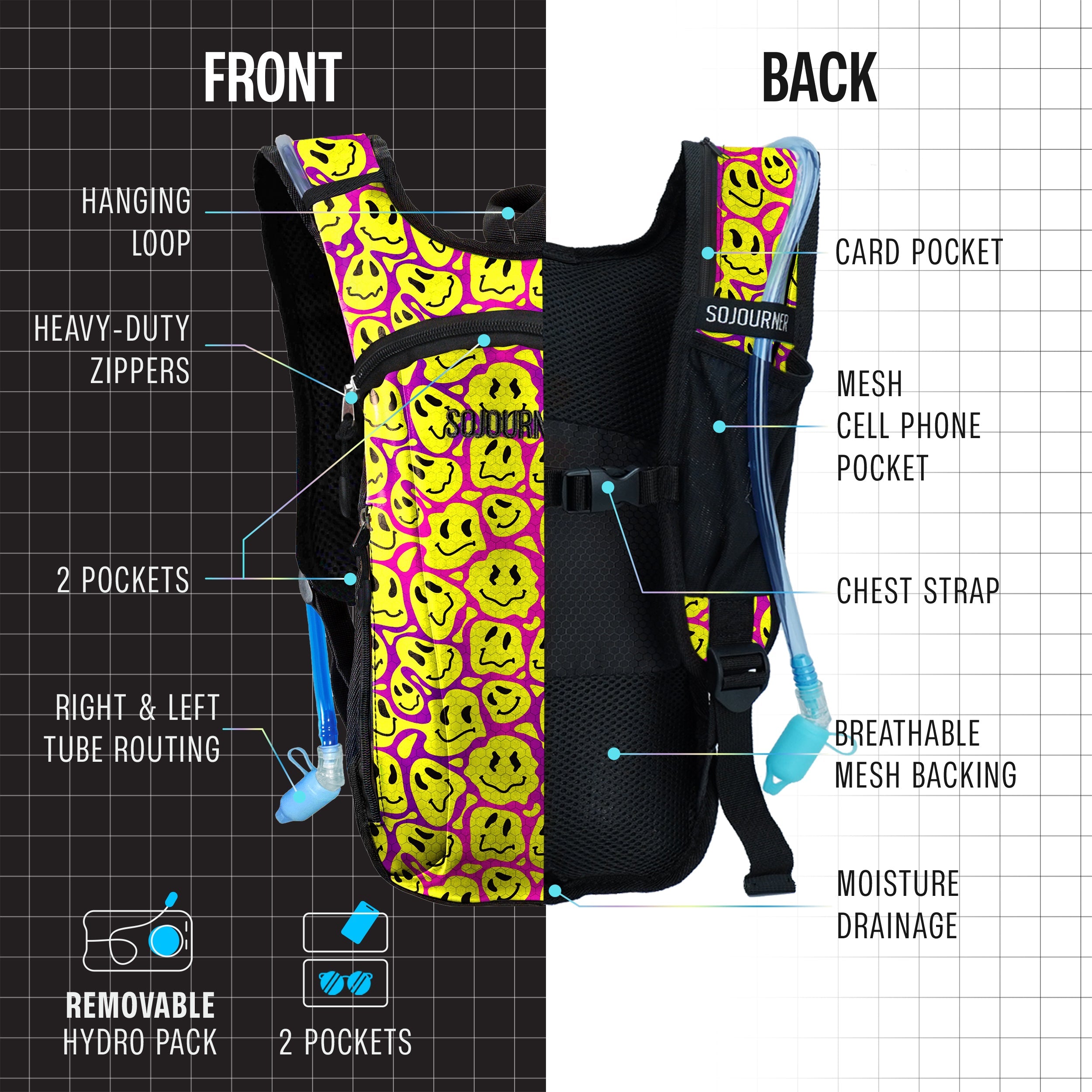 Hydration Pack Backpack (Small) - OVERLANDERS Outfitter