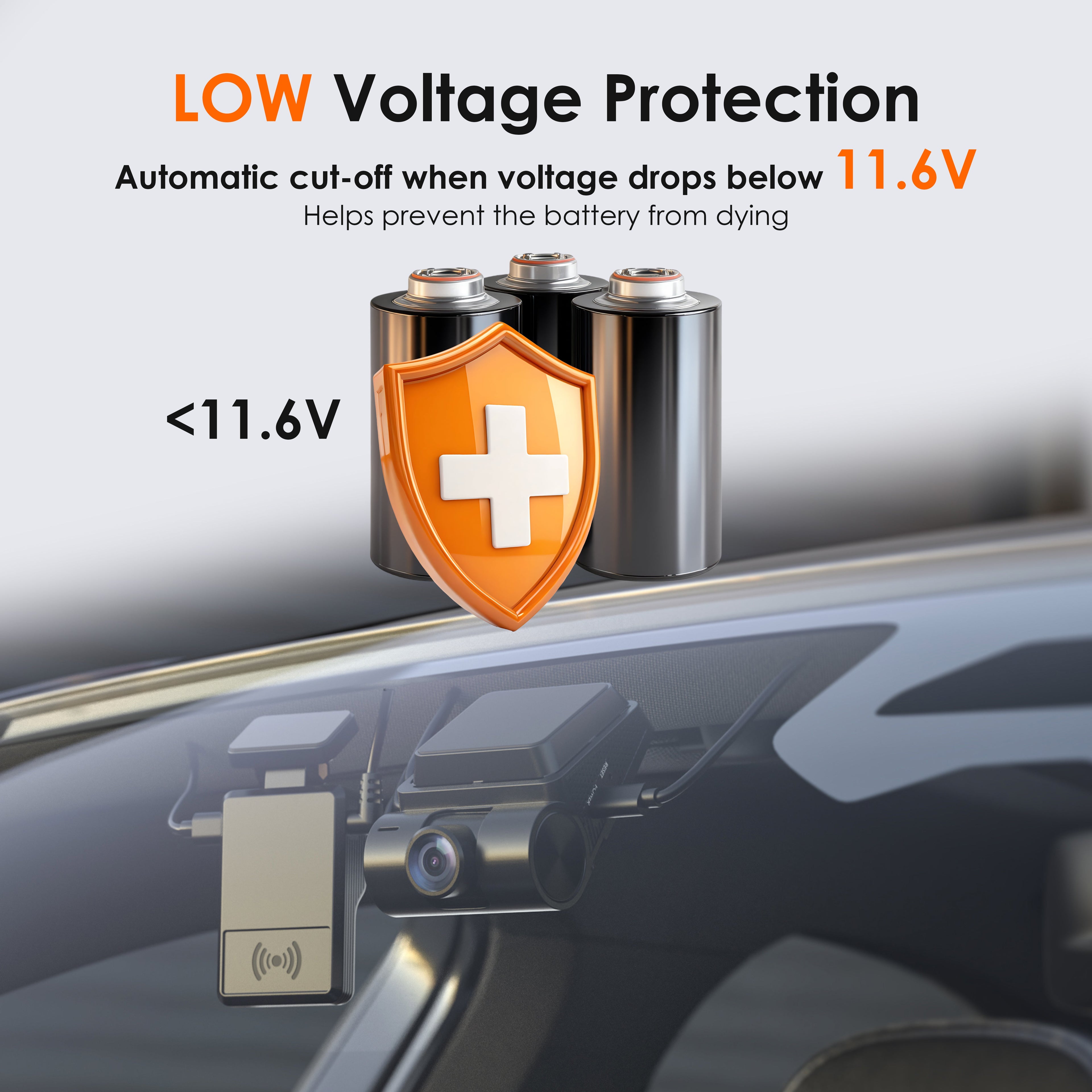Rexing Smart Hardwire Kit with 360° motion detection for seamless installation and optimal performance.