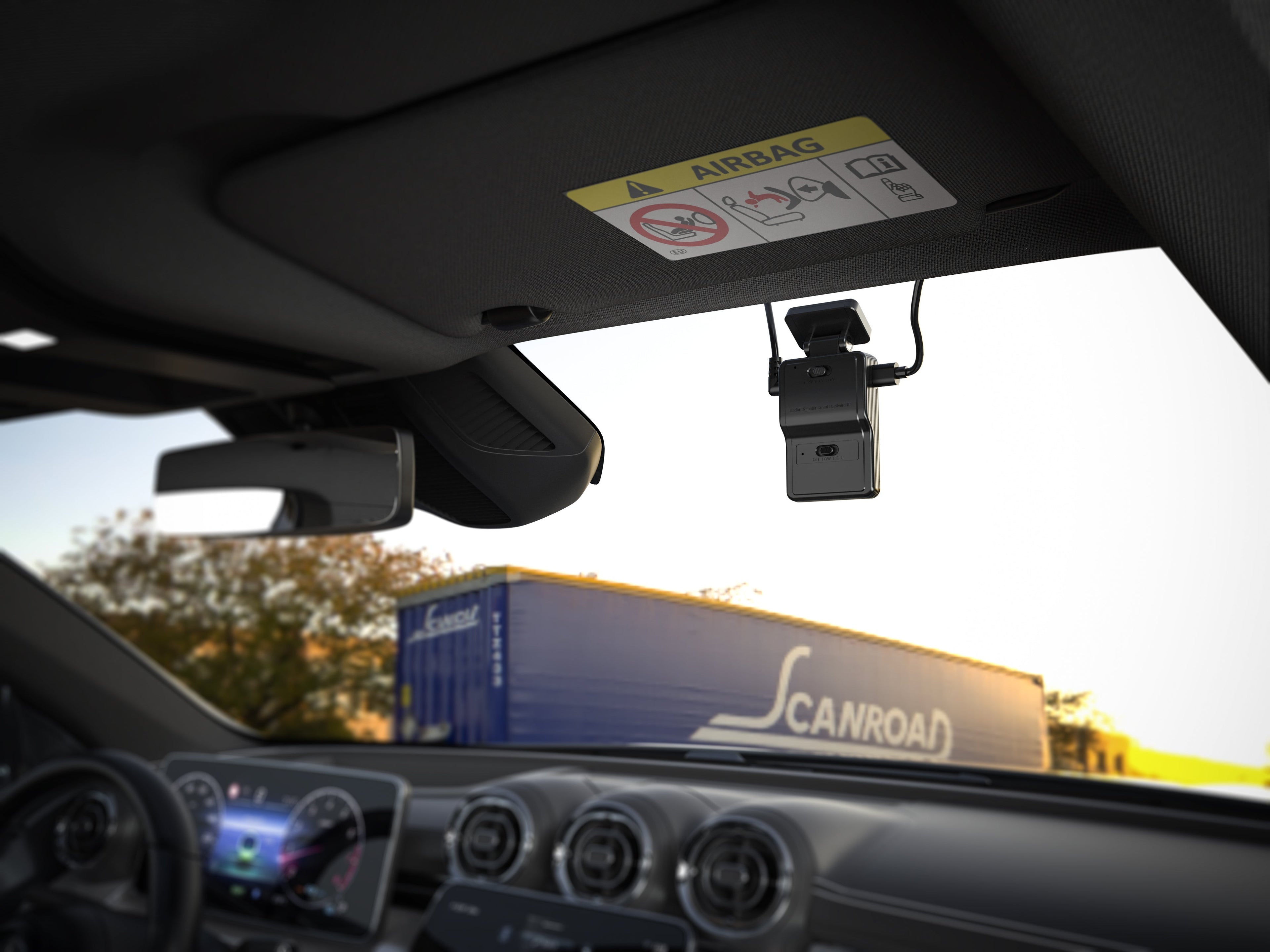 Rexing Smart Hardwire Kit showcasing 360° motion detection features and wiring components for dash cam installation.