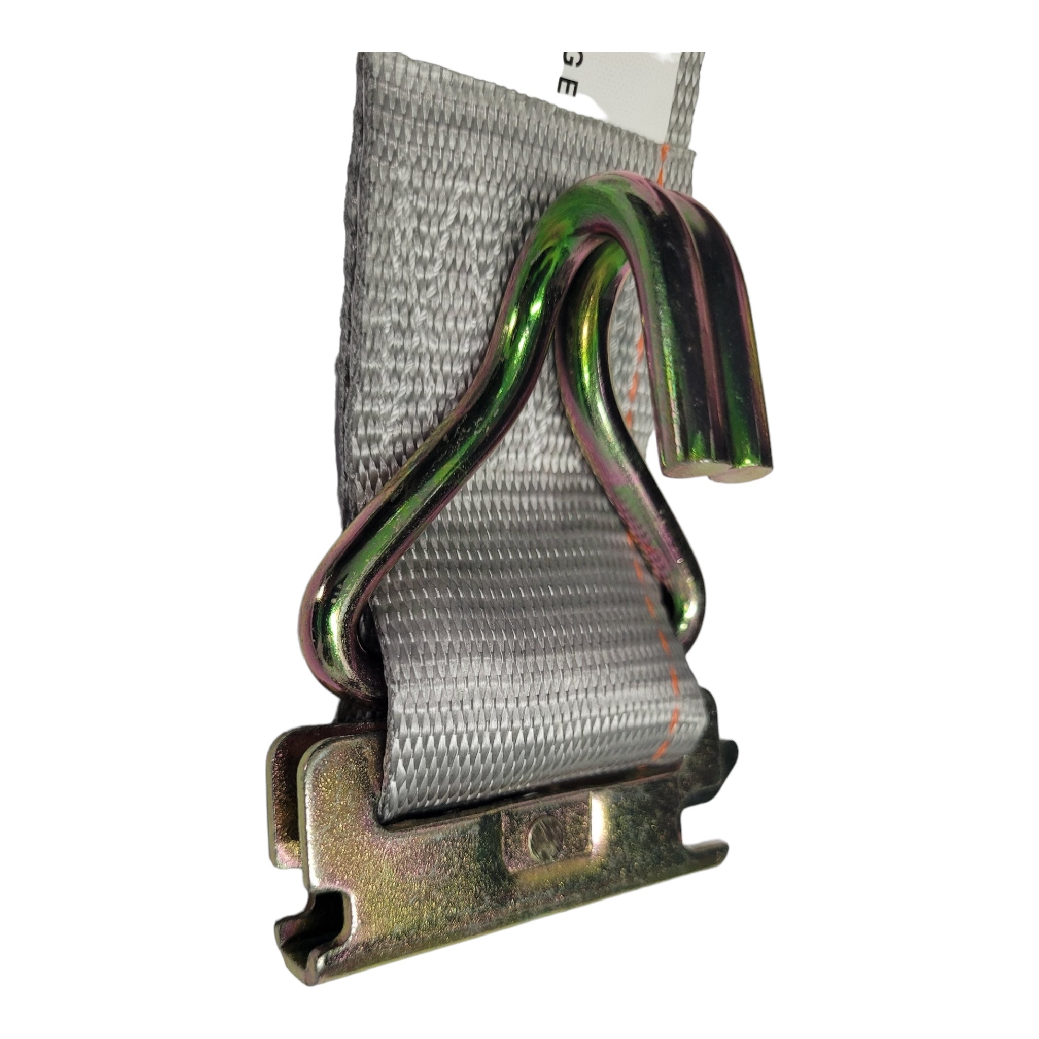 Two 2" x 16 ft RatchetStrap.Com van ratchet straps with spring E fittings and wire J hooks, designed for interior van cargo securing.