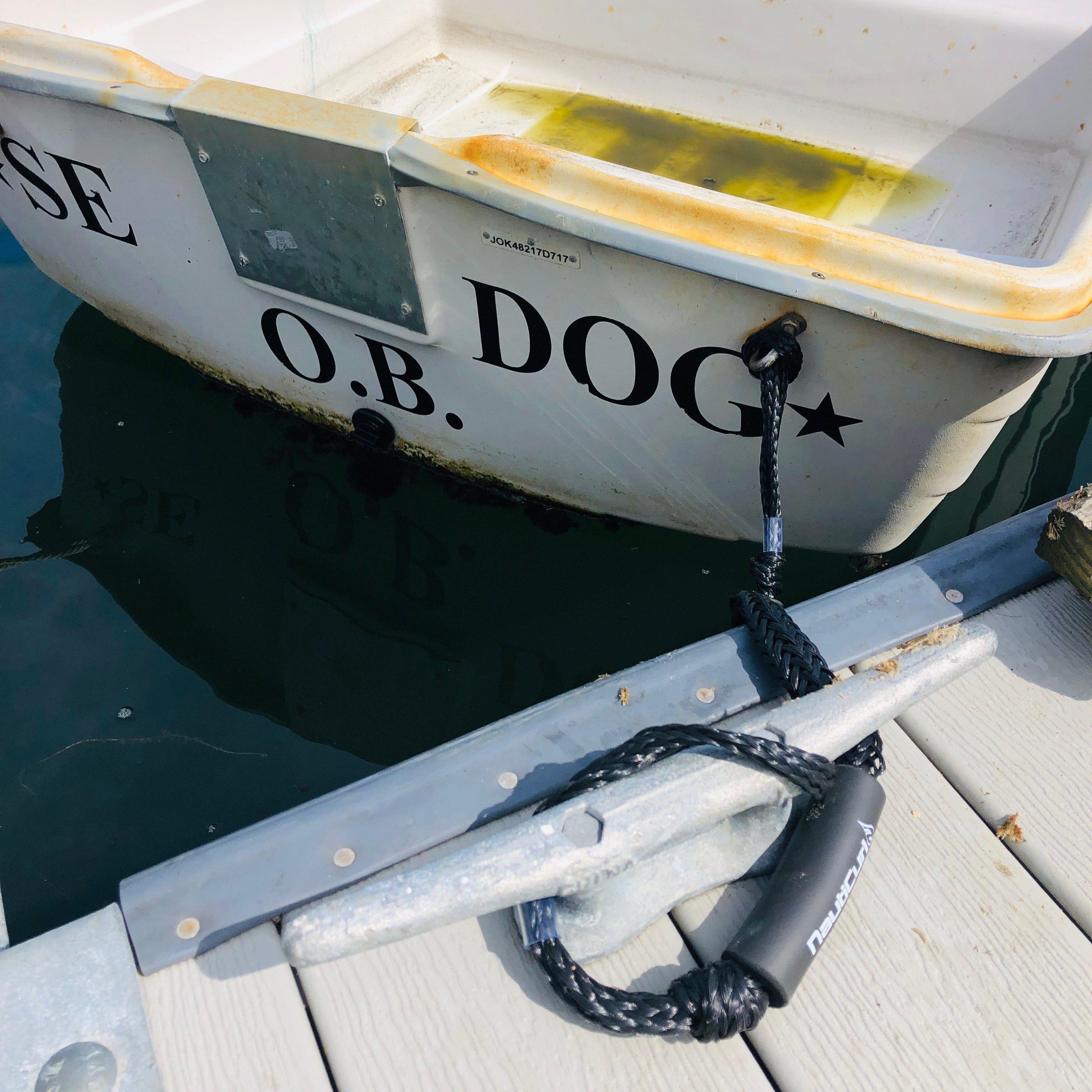 NautiCurl LLC shock-absorbing bungee boat ropes, two durable accessories with secure ends, designed for safe water towing.