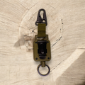 ONE SHEAR® tactical retention leash with belt clip and steel braided line - OVERLANDERS Outfitter