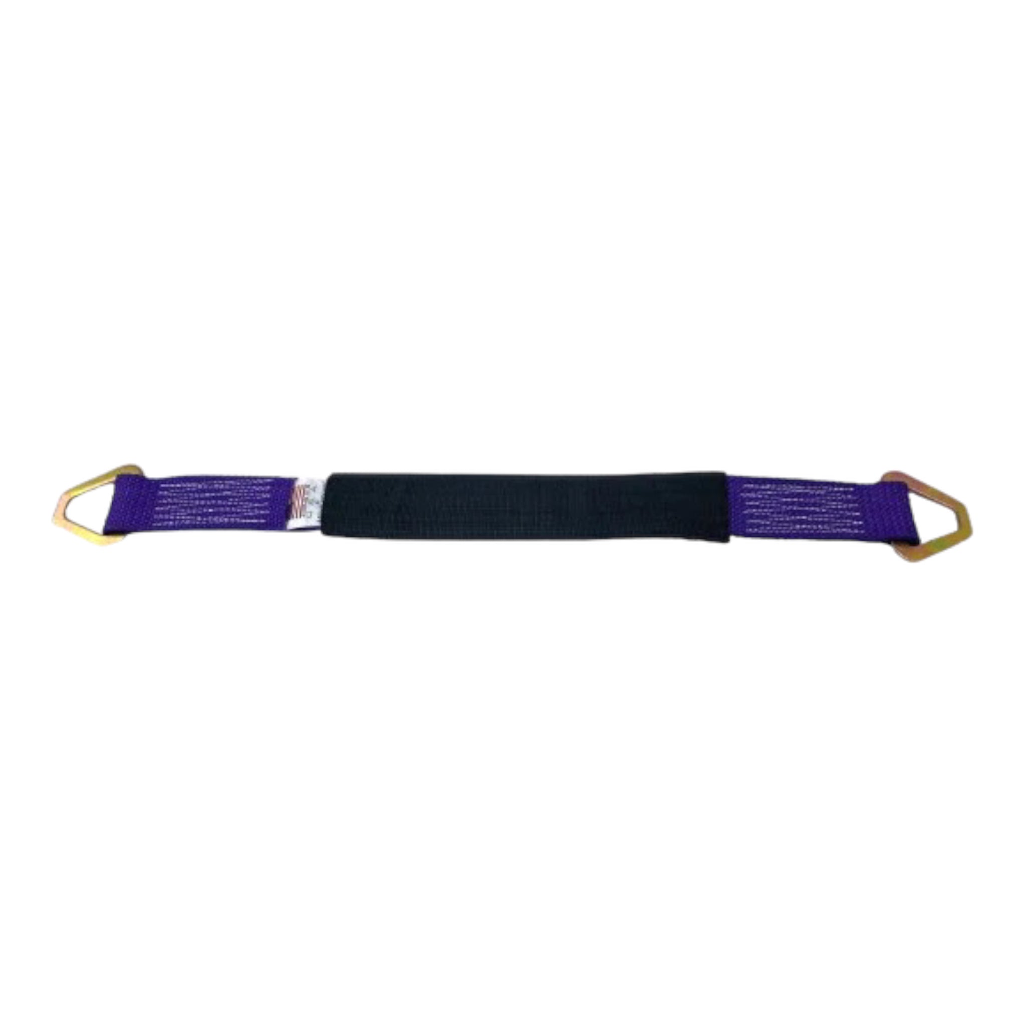 Set of four 24-inch diamond weave axle straps from RatchetStrap.Com in various color options for secure cargo tying.