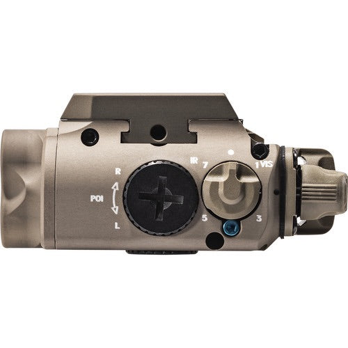 HCC Tactical XVL2 low power illumination and marking device, showcasing its compact design and integrated light features.