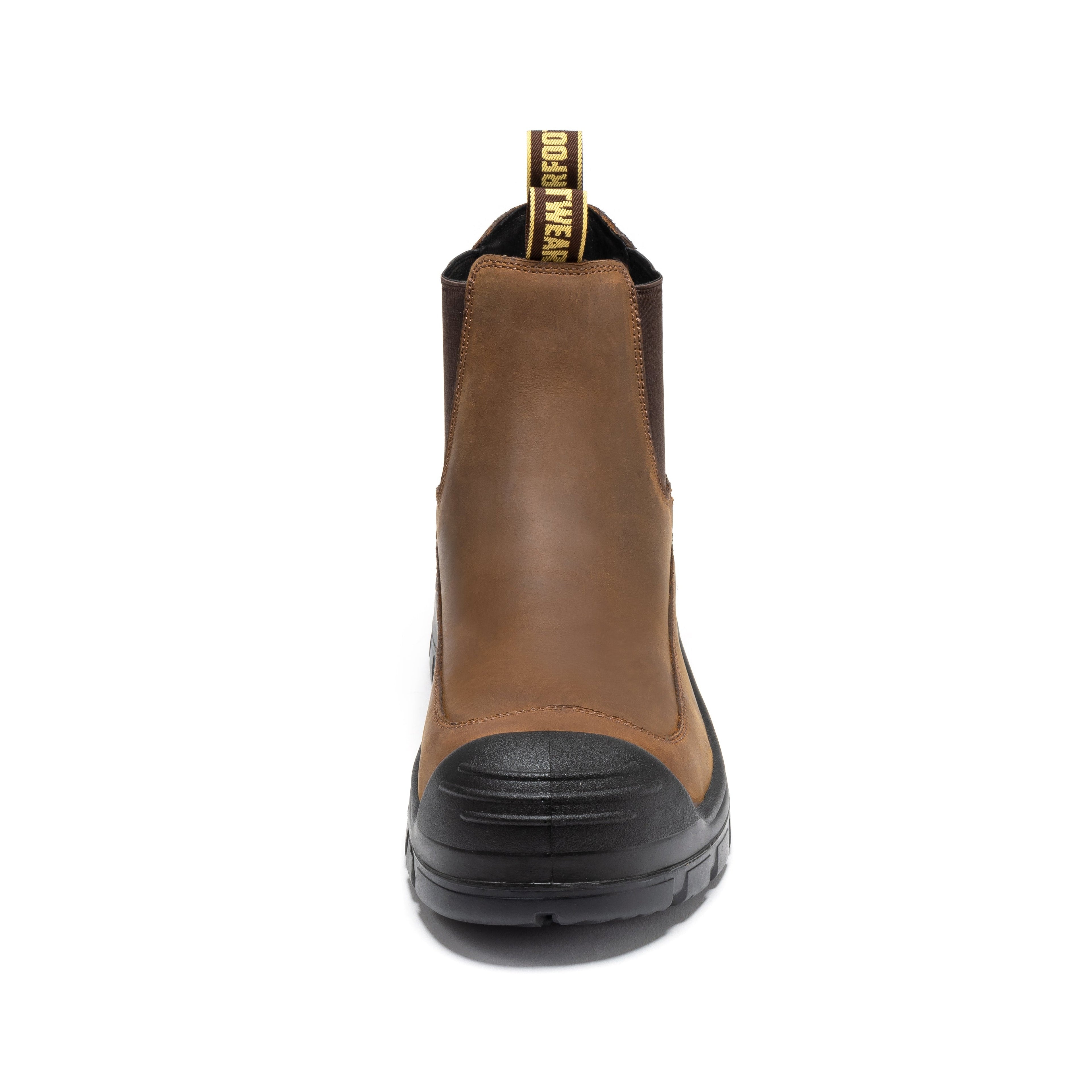 ROCKROOSTER Woodland Brown 6 inch Composite Toe Pull-on Leather Work Boots AK664 - We The Collective