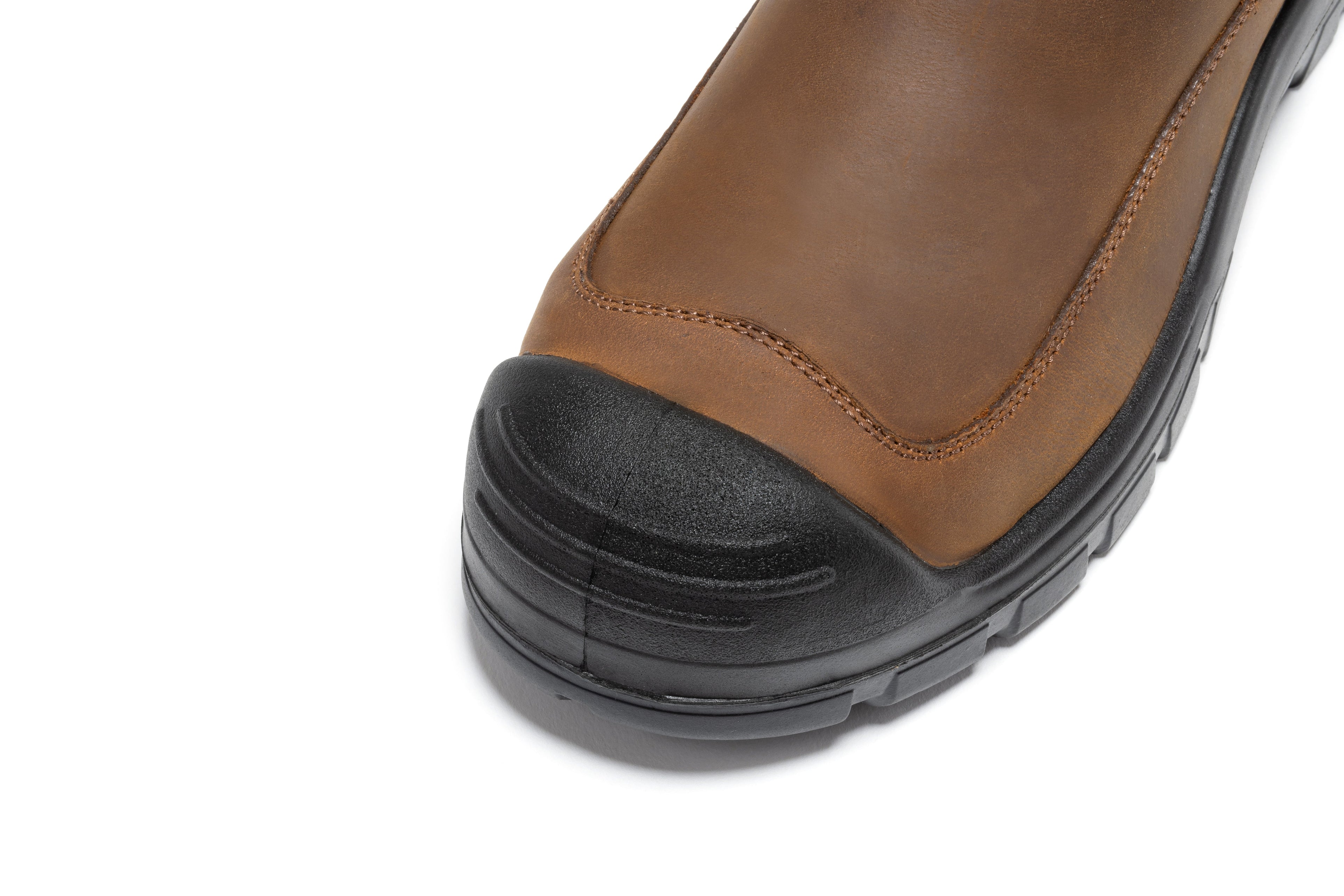 ROCKROOSTER Woodland Brown 6 inch Composite Toe Pull-on Leather Work Boots AK664 - We The Collective