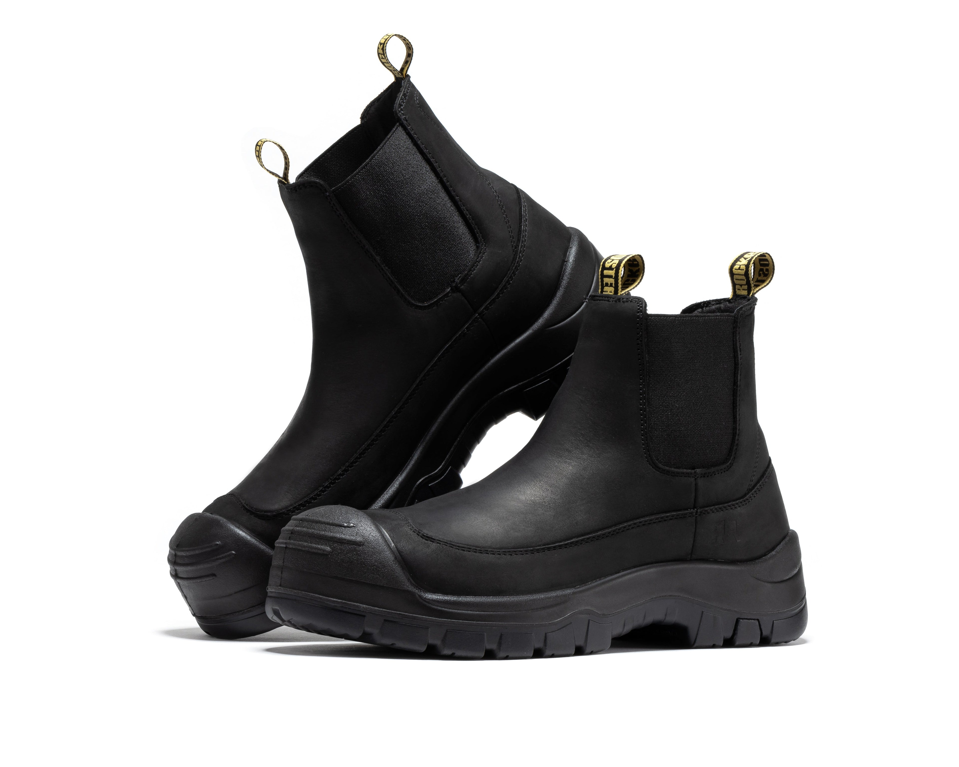 ROCKROOSTER Woodland Brown 6 inch Composite Toe Pull-on Leather Work Boots AK664 - We The Collective