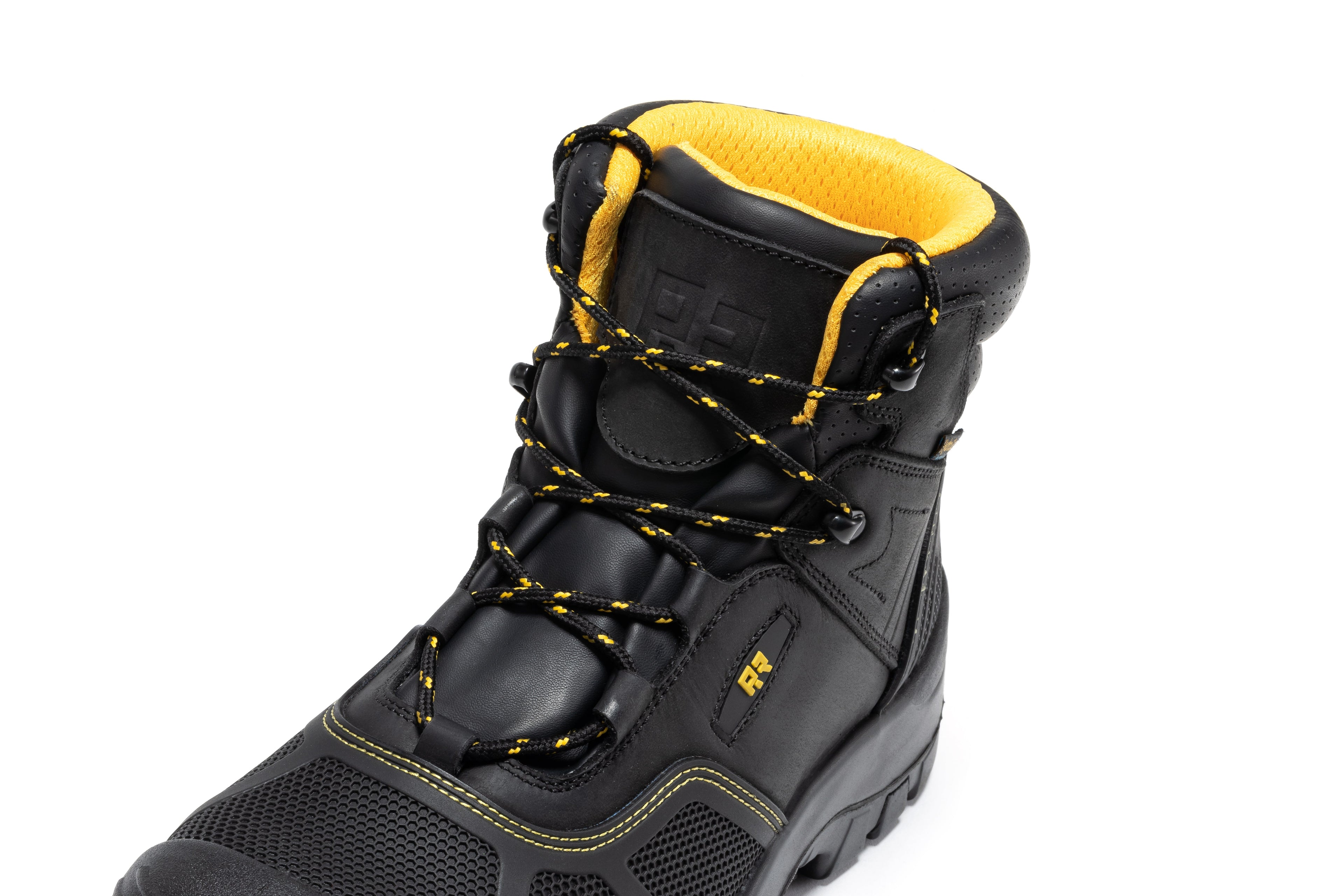 ROCKROOSTER Woodland Black 6 inch Waterproof Composite Toe Leather Work Boots AK663 - We The Collective