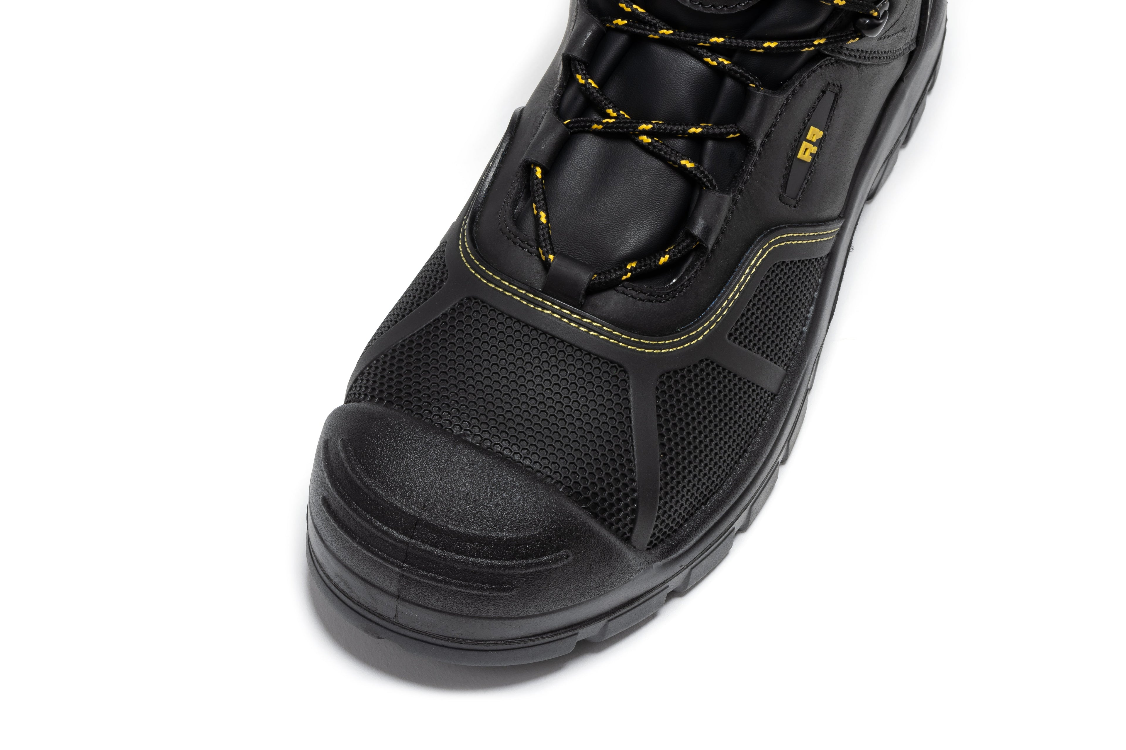 ROCKROOSTER Woodland Black 6 inch Waterproof Composite Toe Leather Work Boots AK663 - We The Collective