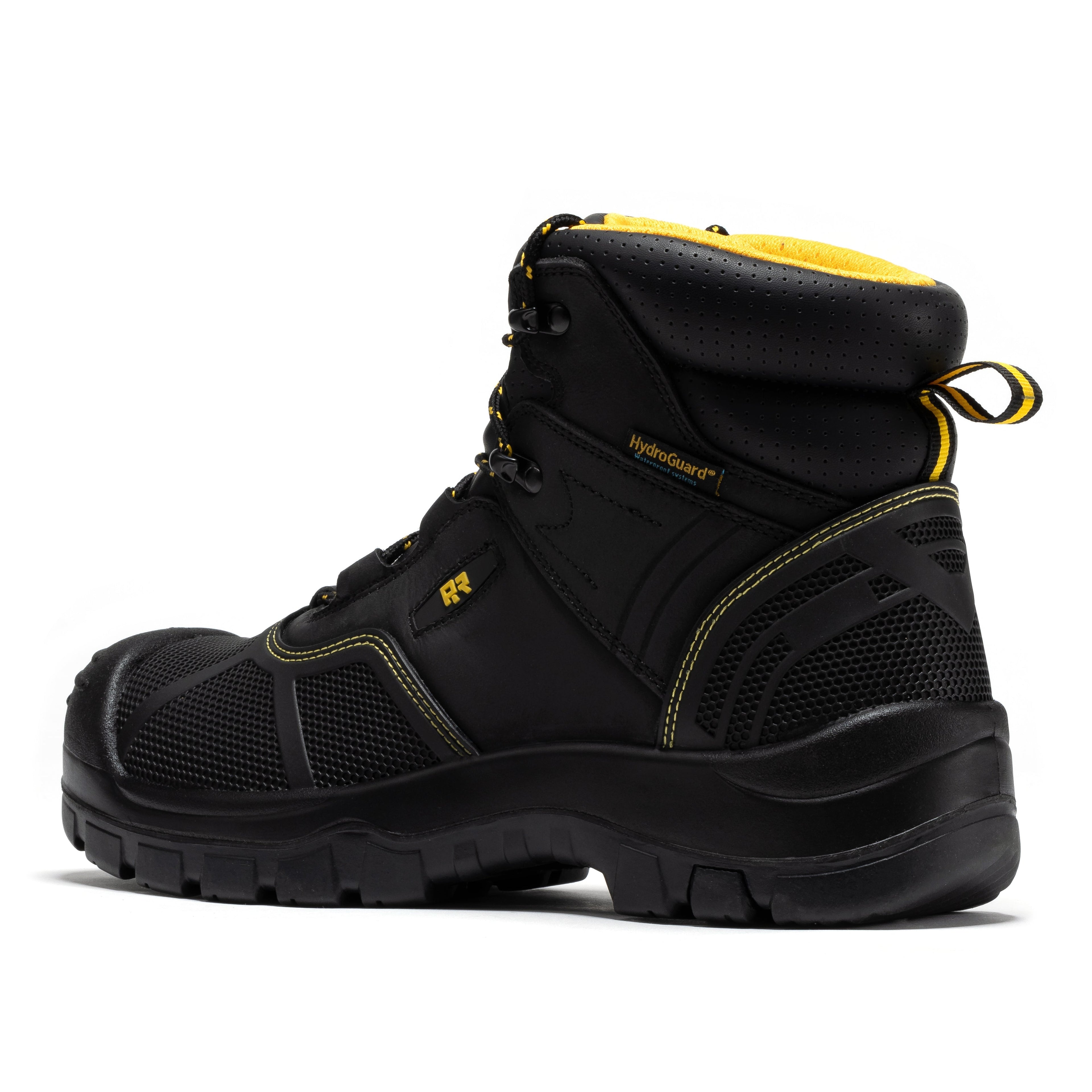 ROCKROOSTER Woodland Black 6 inch Waterproof Composite Toe Leather Work Boots AK663 - We The Collective
