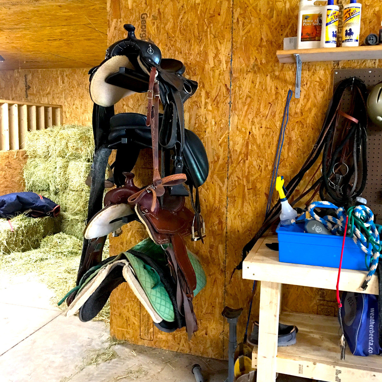 Loudoun English & Western Horse Saddle Storage Rack - OVERLANDERS Outfitter