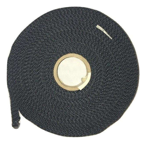 1" Black Aramid Fiber Webbing - PRICE PER FT| BLACK - We The Collective