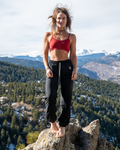 Redpoint Performance Joggers 2.0 by Soul Fire Apparel Co, shown in black with elastic waistband and tapered fit.