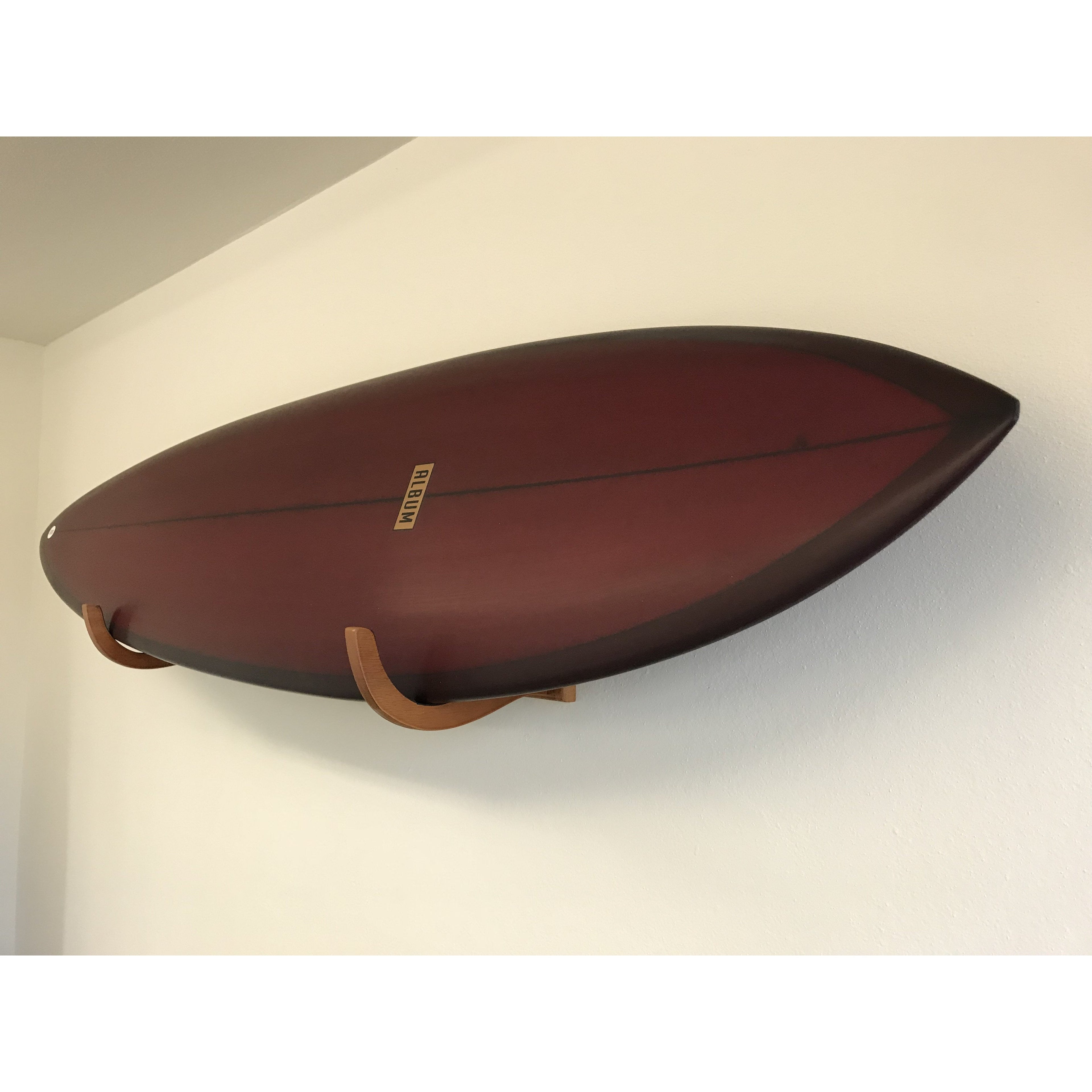 Surfboard Wood Display Wall Storage Rack - OVERLANDERS Outfitter