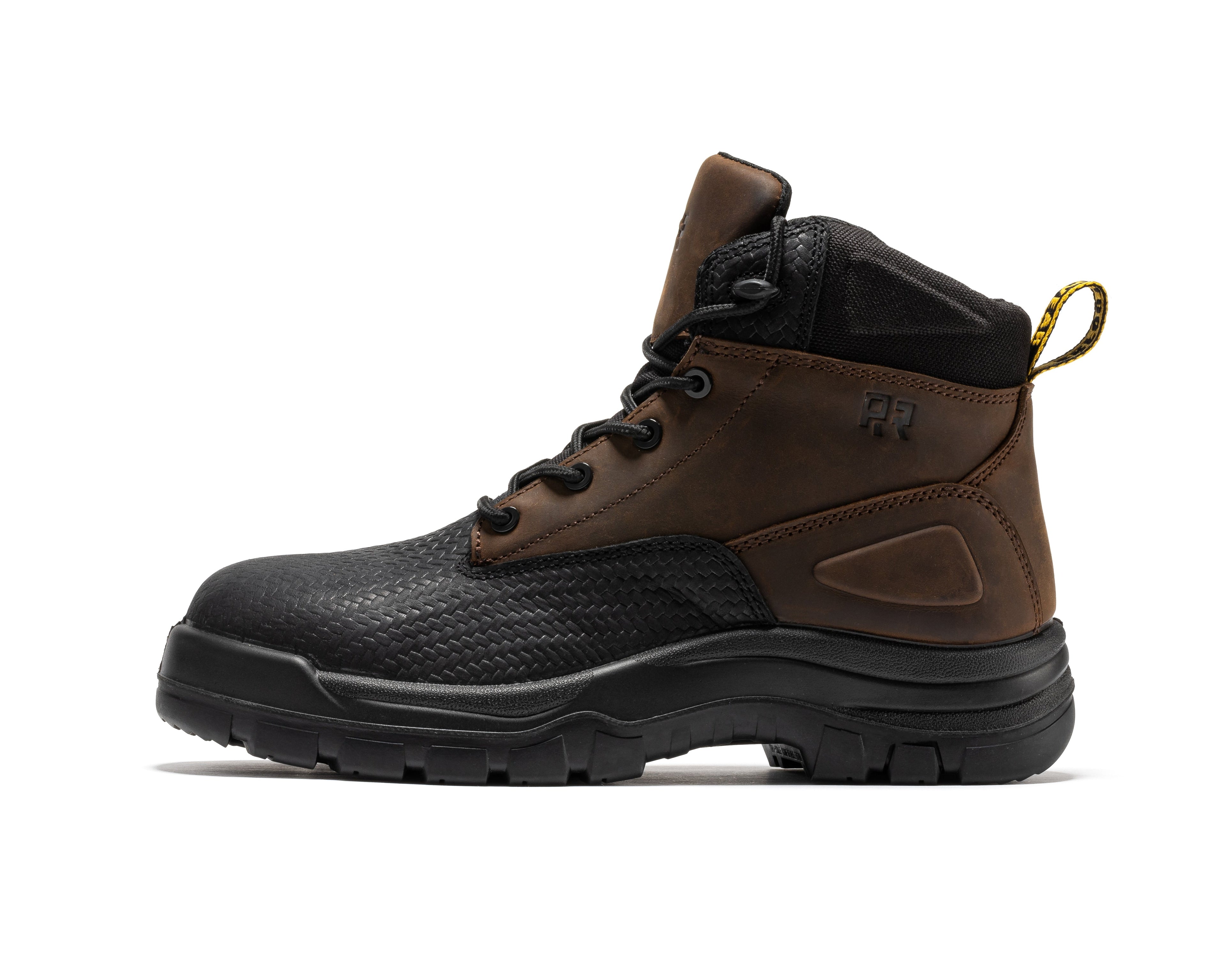 ROCKROOSTER Marfa Brown 6 Inch Waterproof Composite Toe Leather Work Boots CP210 - We The Collective