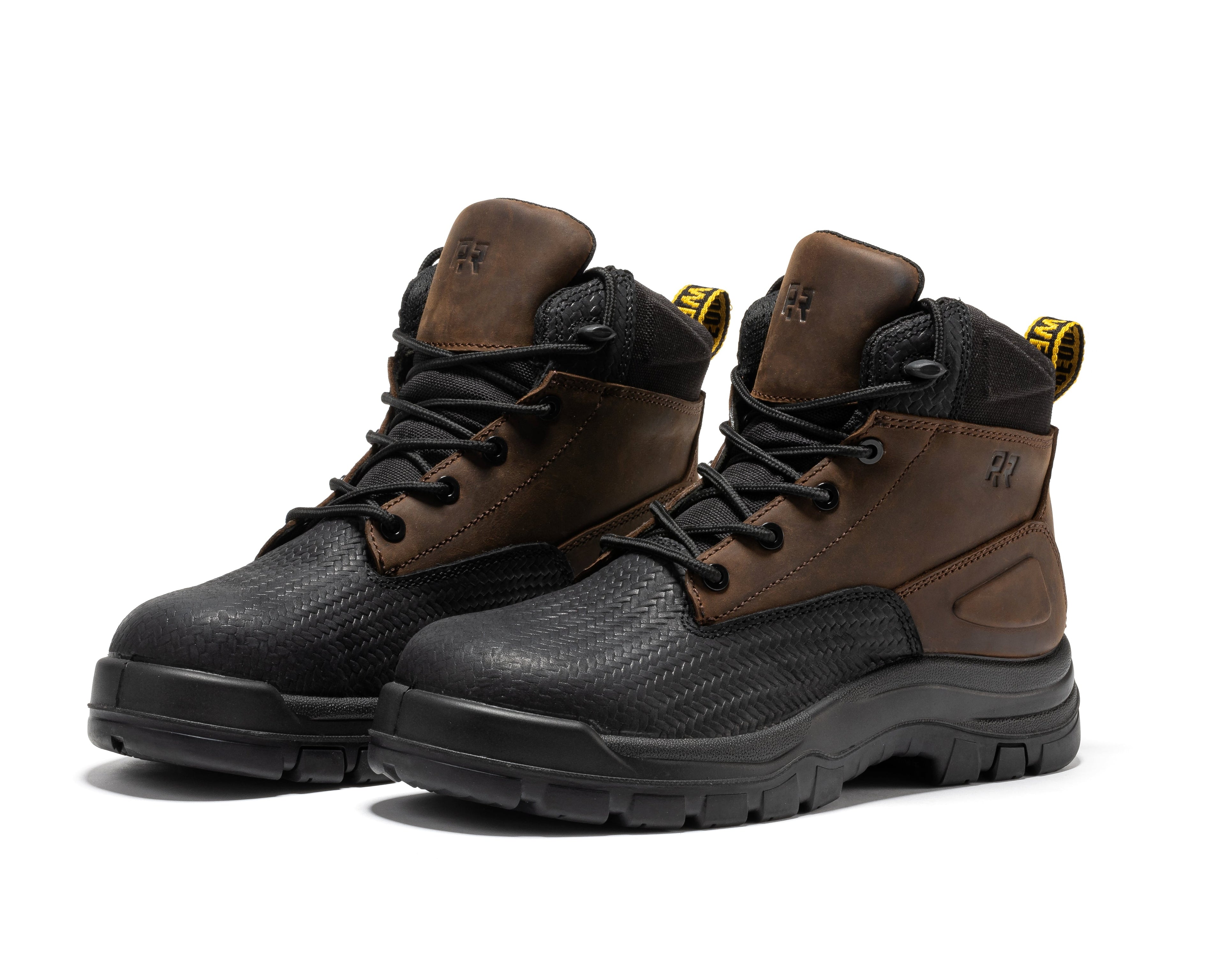 ROCKROOSTER Marfa Brown 6 Inch Waterproof Composite Toe Leather Work Boots CP210 - We The Collective