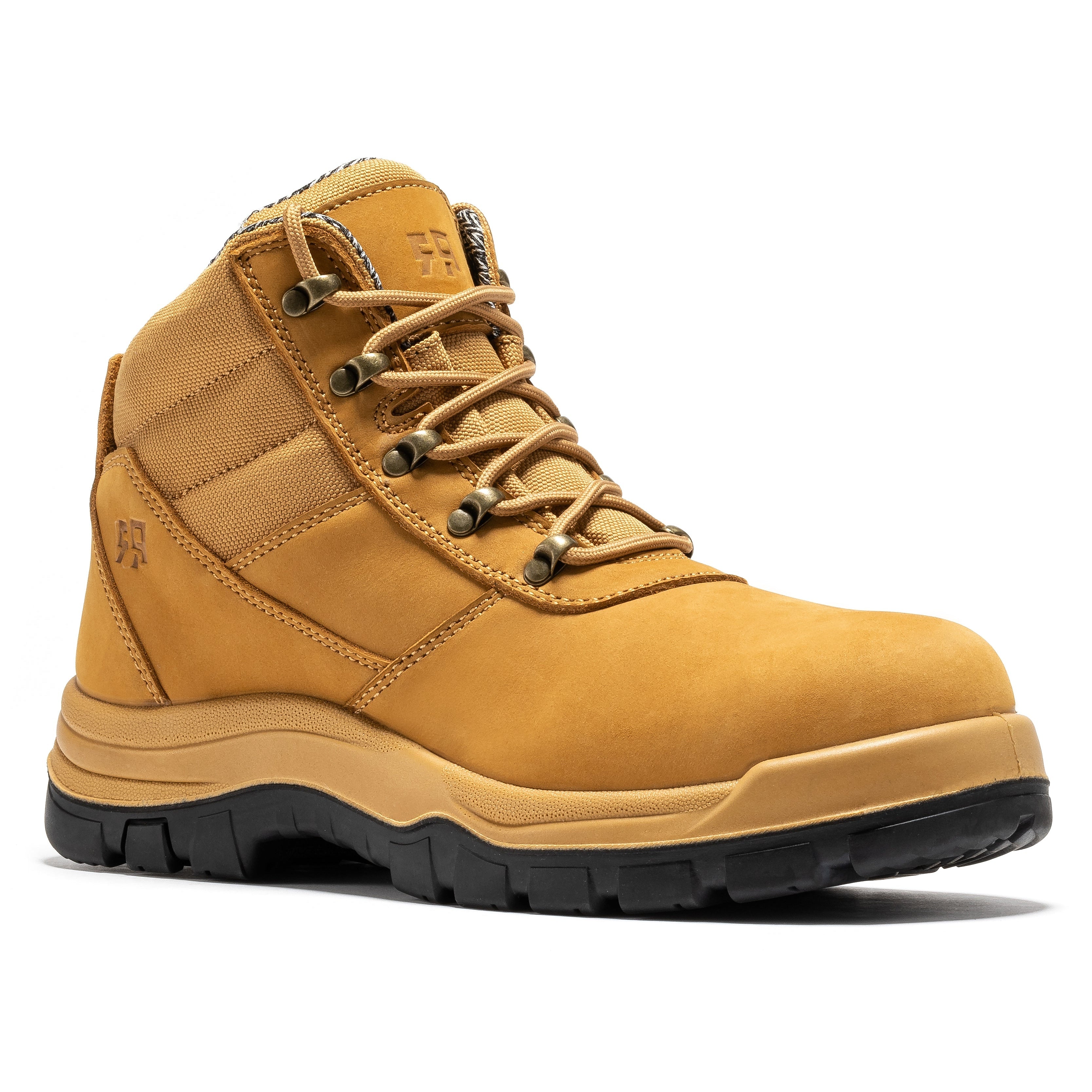 ROCKROOSTER Avalon Black 6 Inch Zip-sided Composite toe Leather Work Boots CP213BK - We The Collective