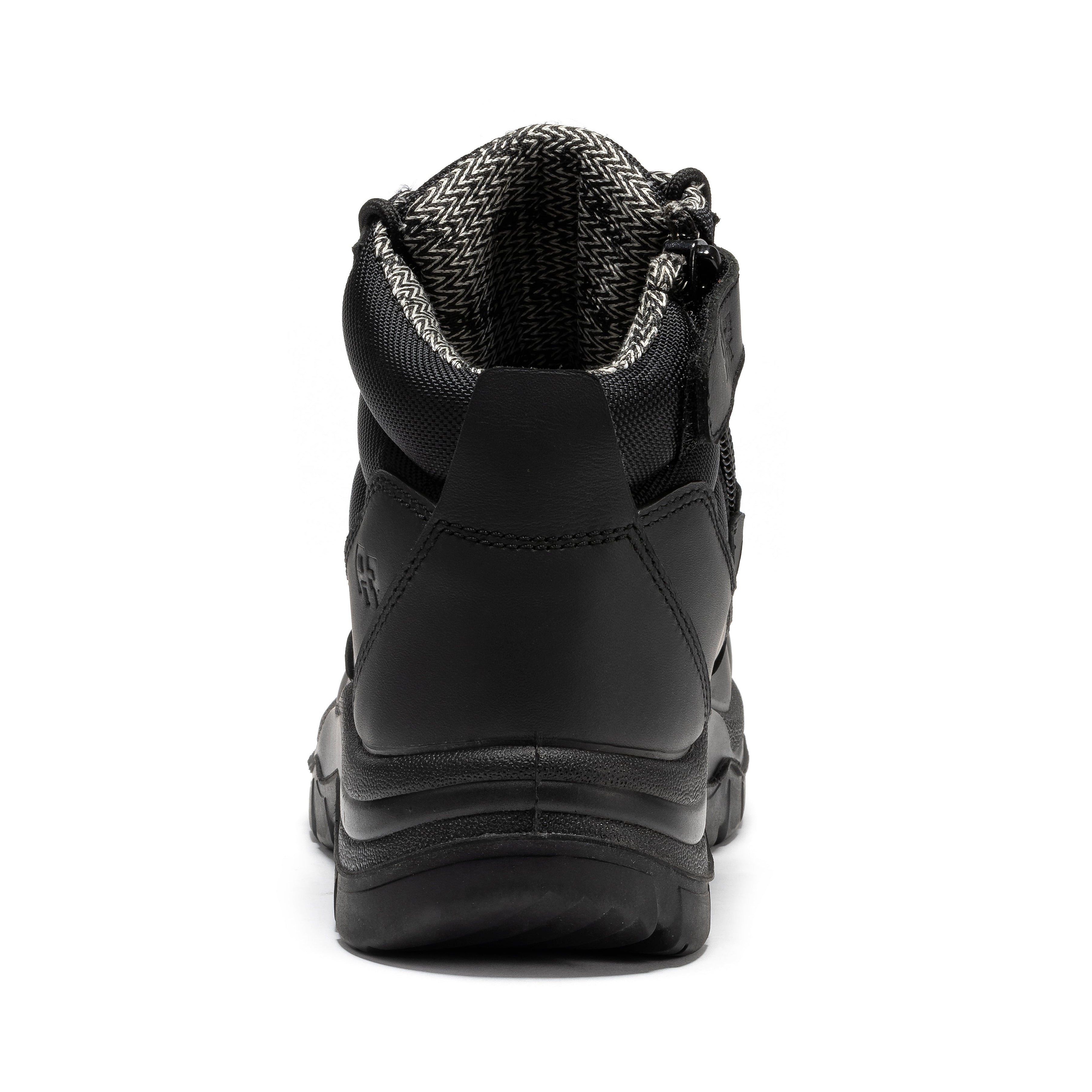 ROCKROOSTER Avalon Black 6 Inch Zip-sided Composite toe Leather Work Boots CP213BK - We The Collective