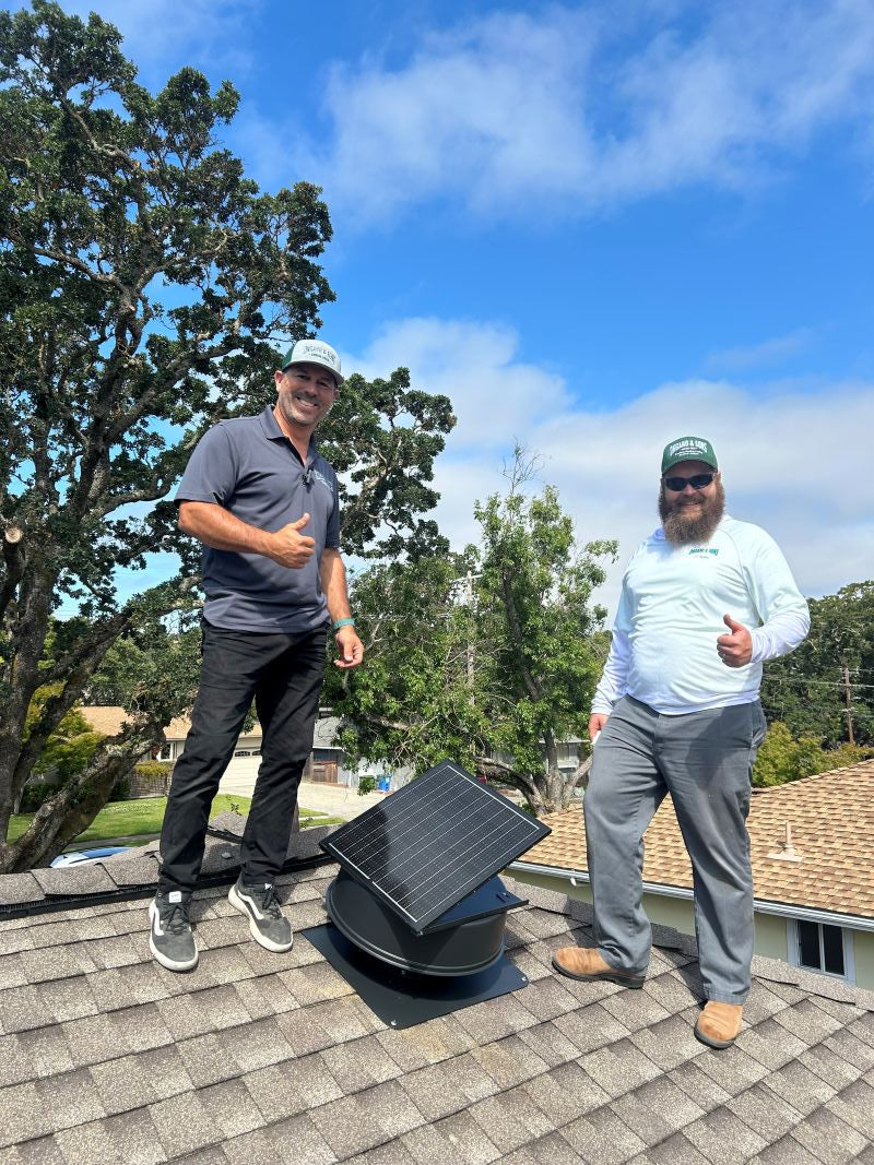 12" Solar Attic Vent Fan -55W - OVERLANDERS Outfitter