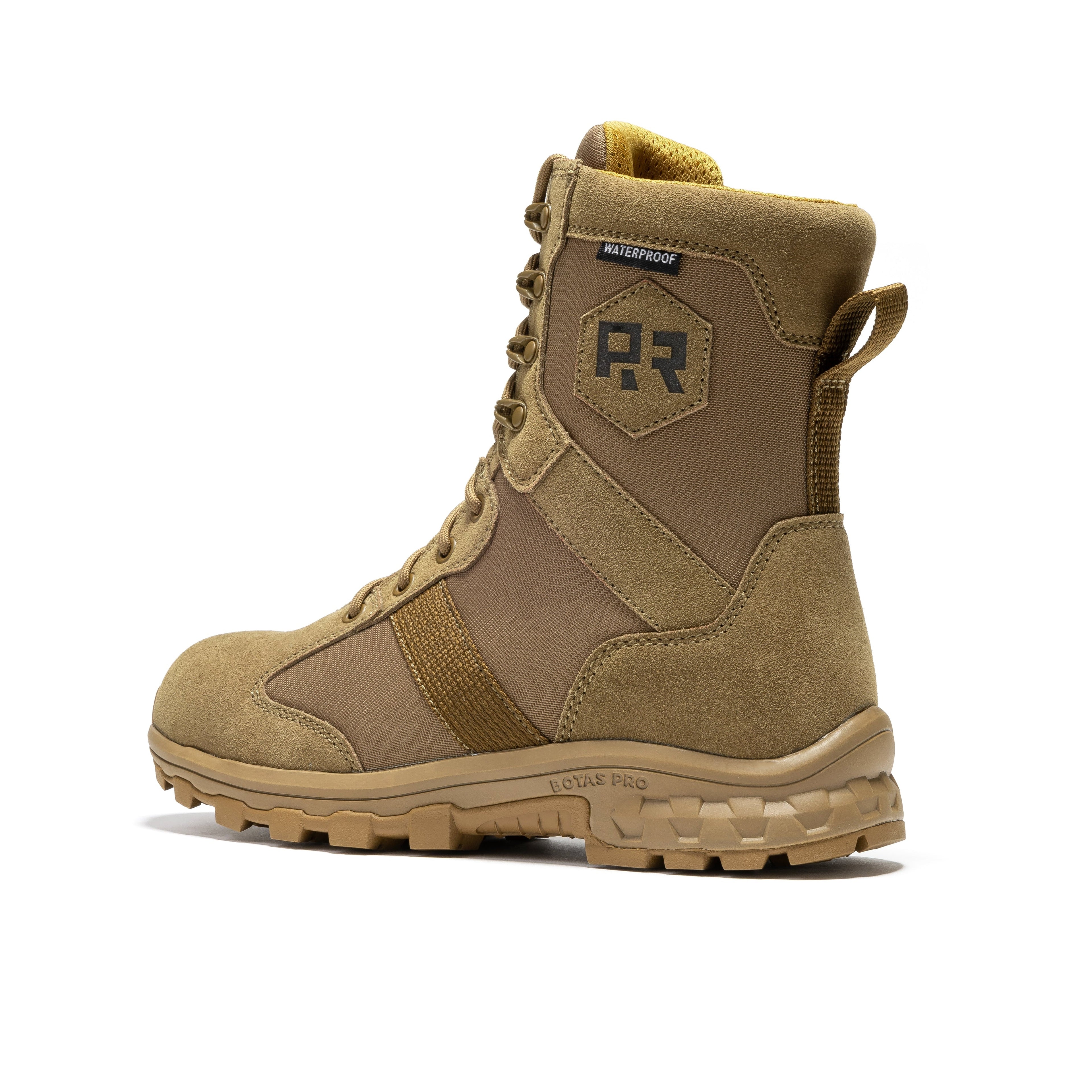 ROCKROOSTER Colmar Coyote 8 inch Suede Leather Waterproof Tactical & Military Boots AB500 - We The Collective