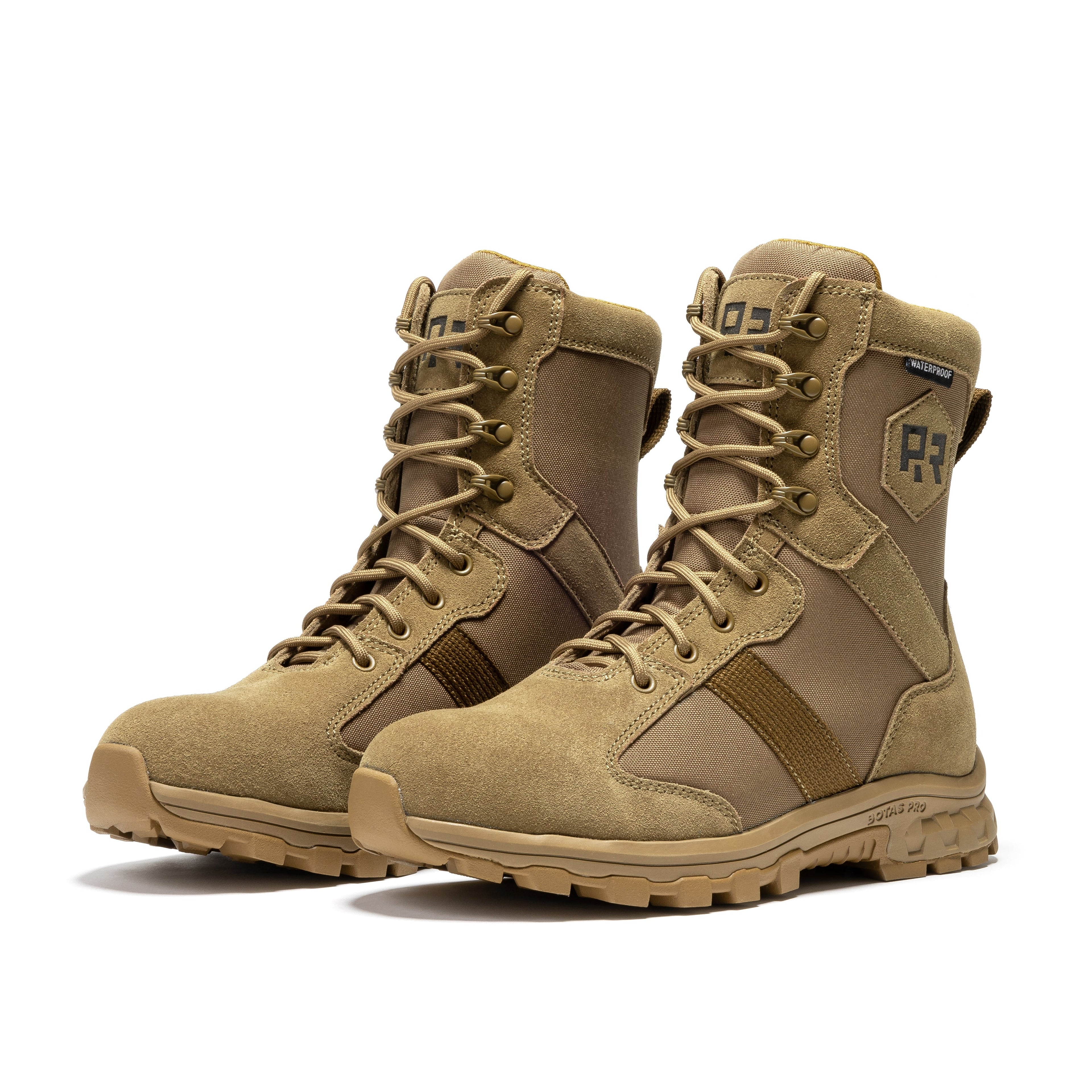 ROCKROOSTER Colmar Coyote 8 inch Suede Leather Waterproof Tactical & Military Boots AB500 - We The Collective