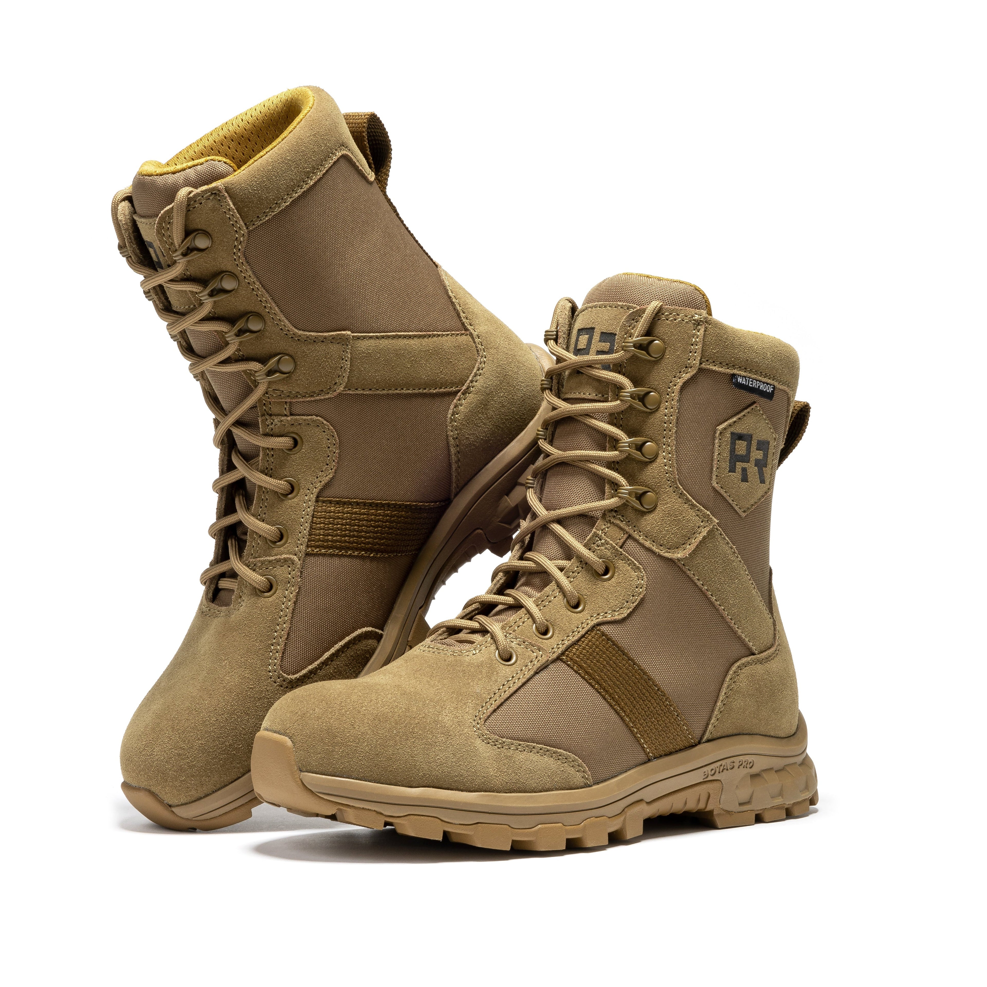 ROCKROOSTER Colmar Coyote 8 inch Suede Leather Waterproof Tactical & Military Boots AB500 - We The Collective