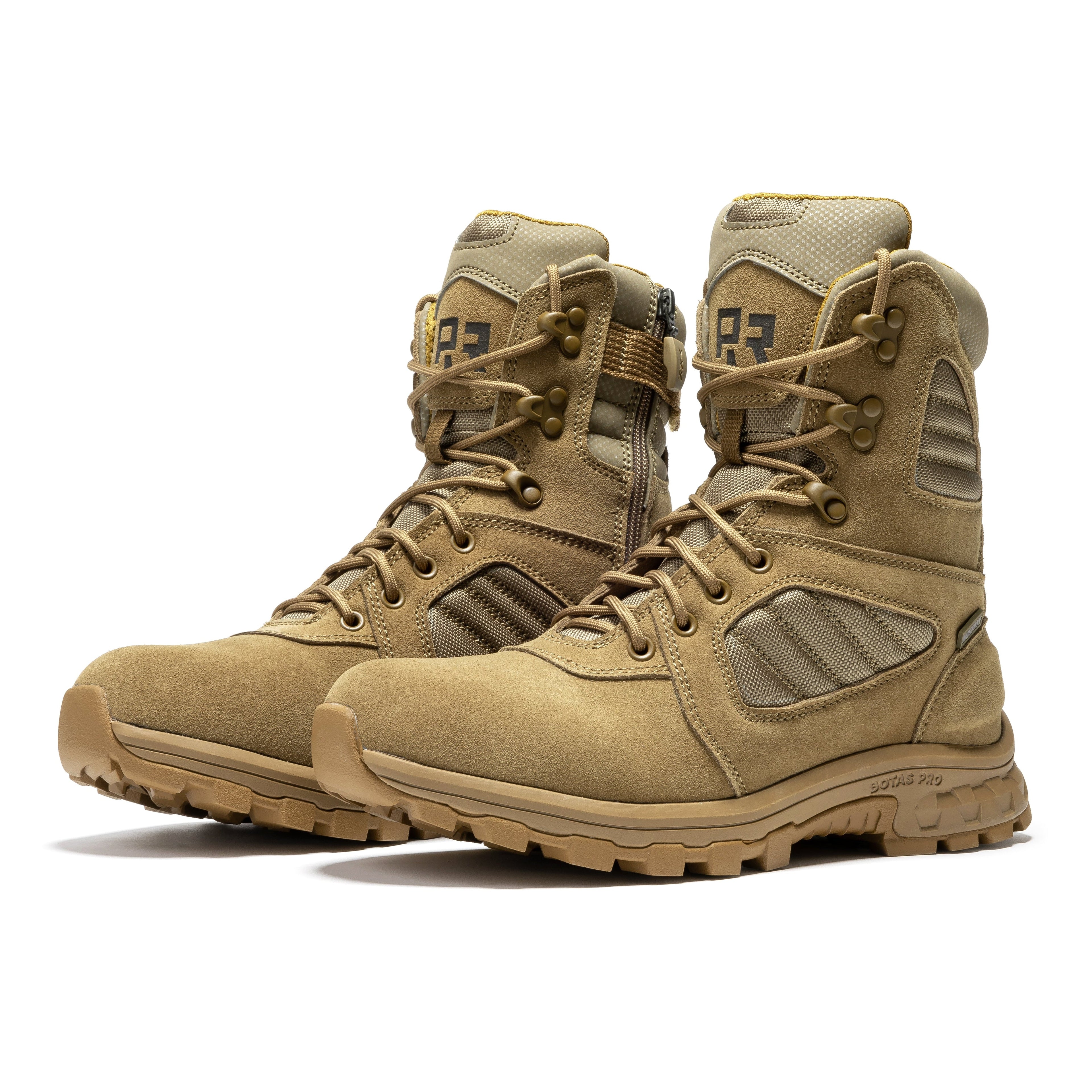 ROCKROOSTER Burano Coyote 8 inch Suede Leather Waterproof Tactical & Military Boots AB540 - We The Collective