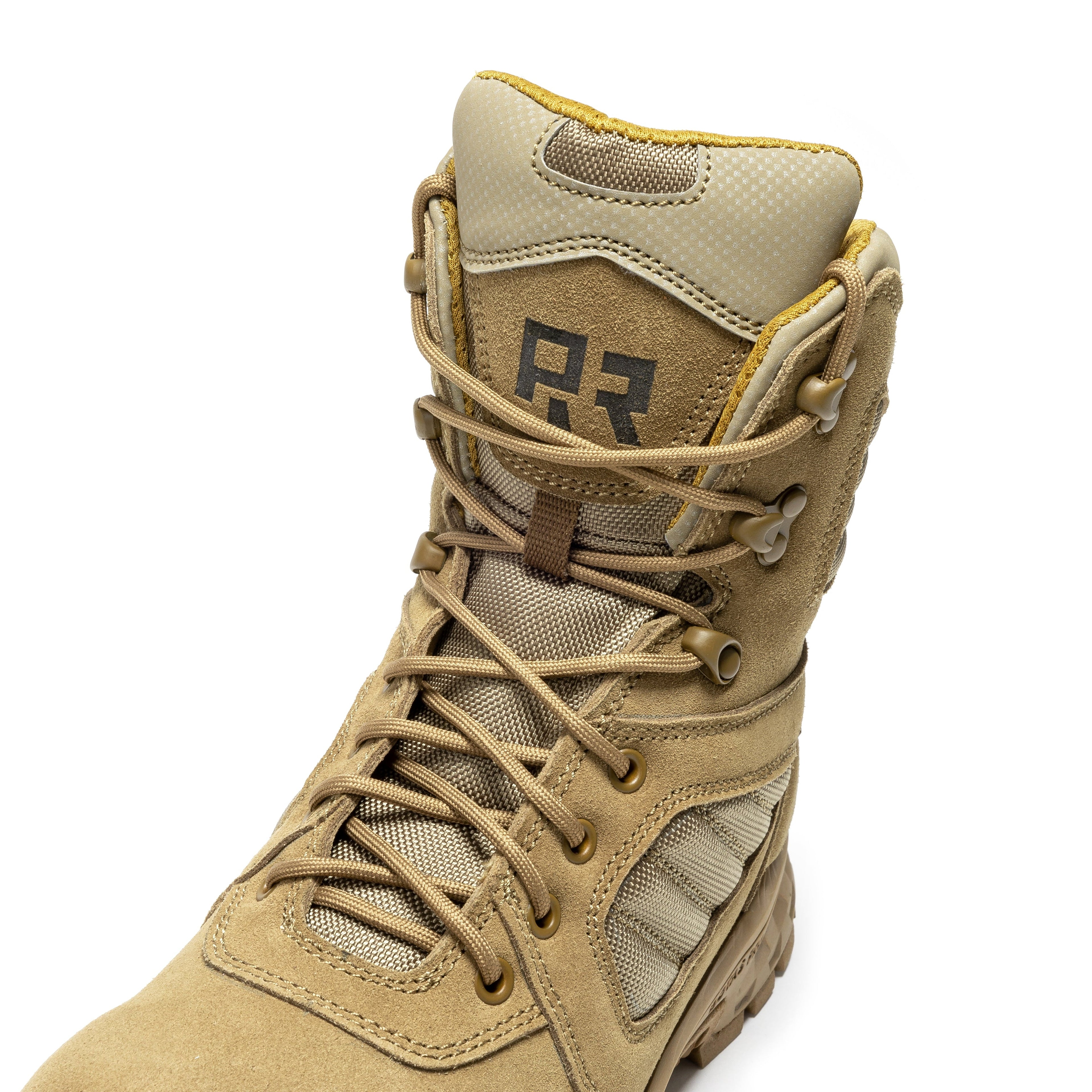 ROCKROOSTER Burano Coyote 8 inch Suede Leather Waterproof Tactical & Military Boots AB540 - We The Collective