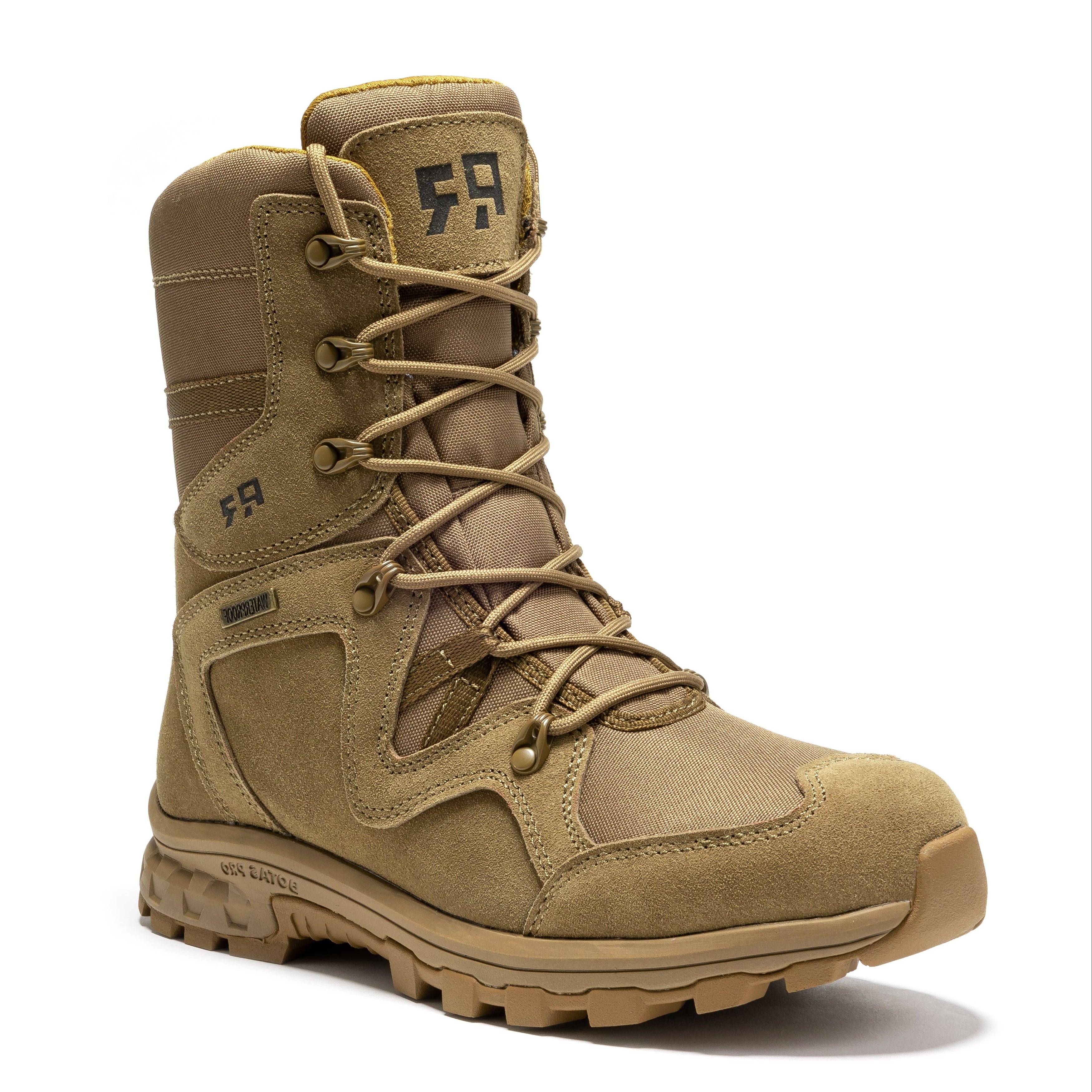 ROCKROOSTER Colmar Coyote 8 inch Suede Leather Waterproof Tactical & Military Boots AB520 - We The Collective