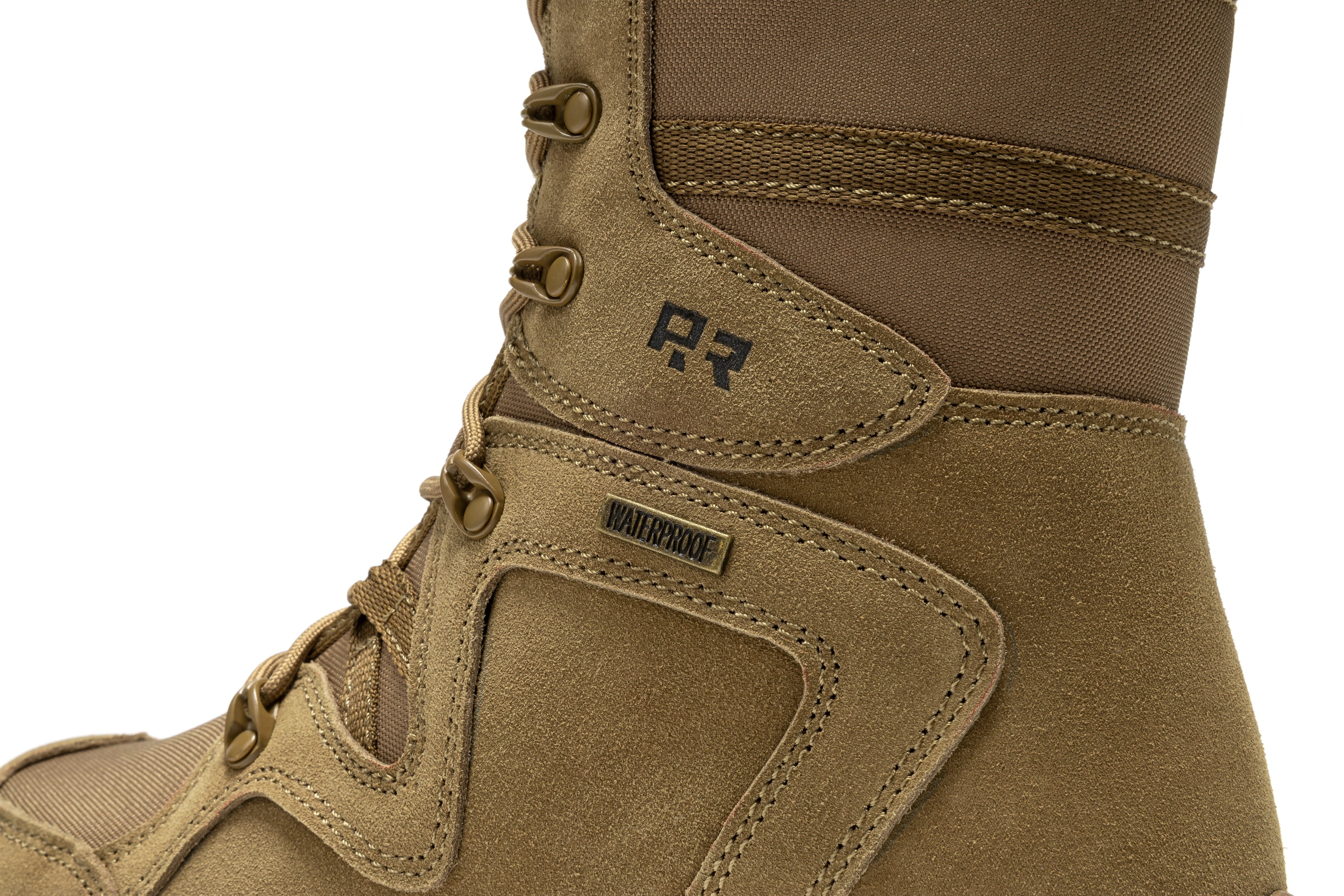 ROCKROOSTER Colmar Coyote 8 inch Suede Leather Waterproof Tactical & Military Boots AB520 - We The Collective