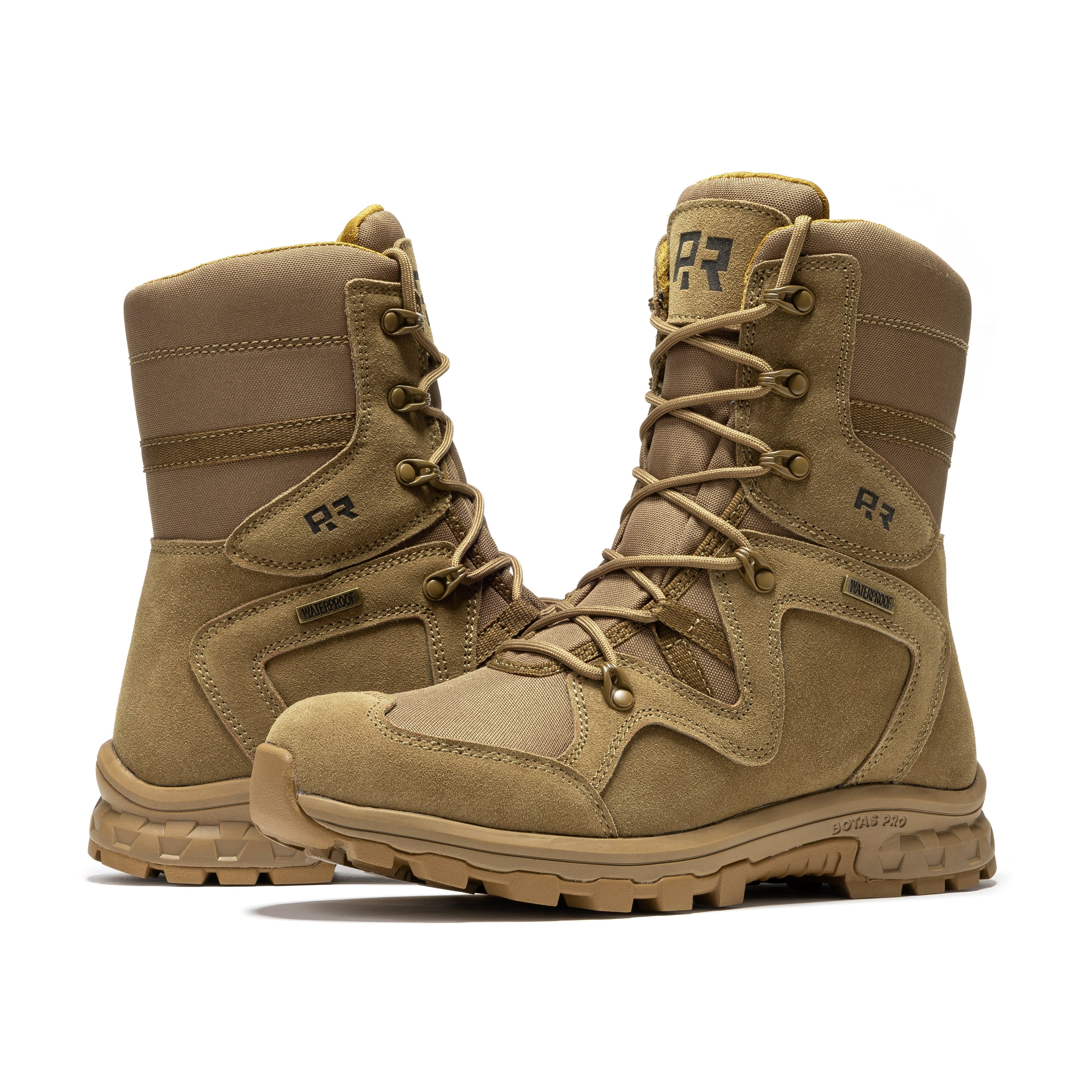 ROCKROOSTER Colmar Coyote 8 inch Suede Leather Waterproof Tactical & Military Boots AB520 - We The Collective