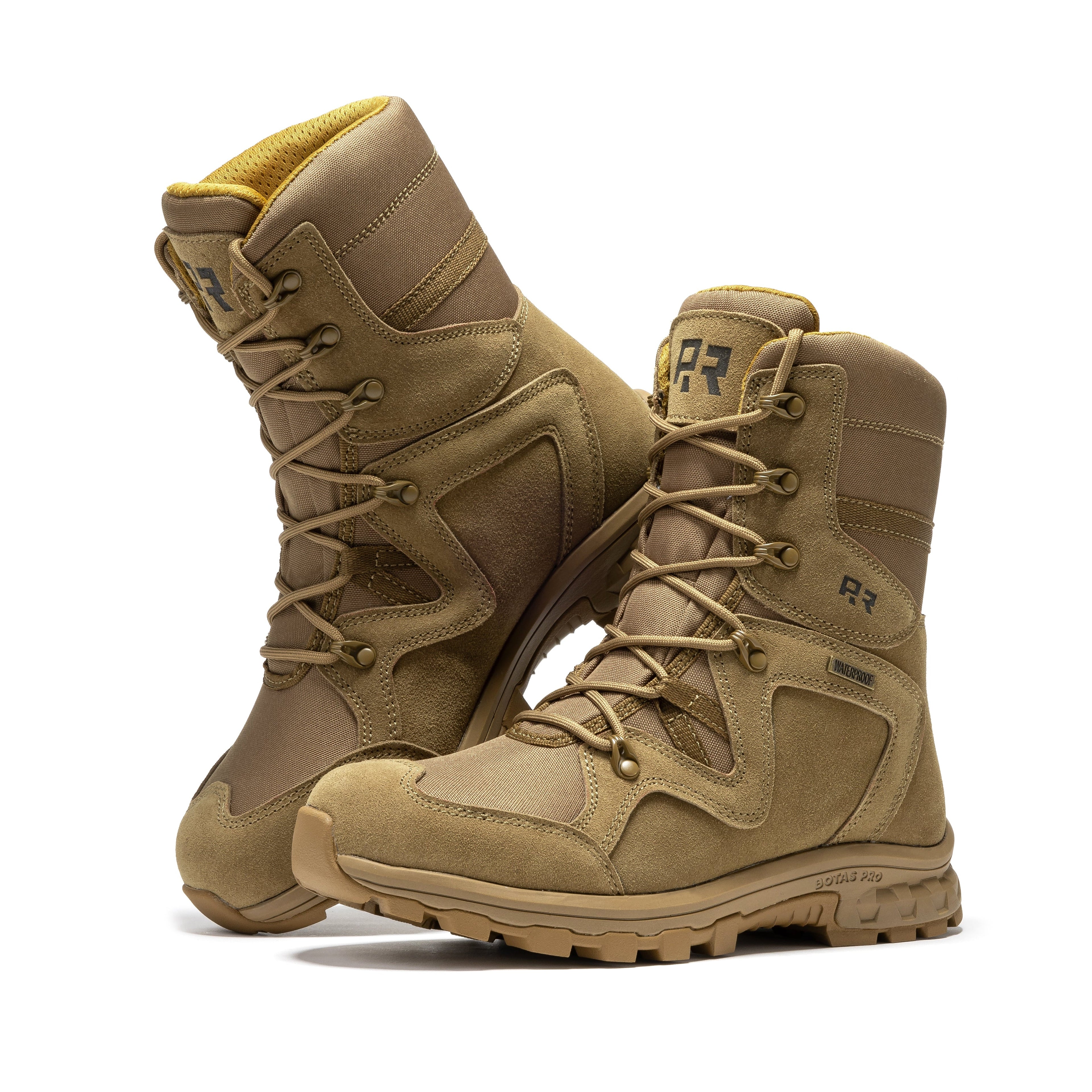 ROCKROOSTER Colmar Coyote 8 inch Suede Leather Waterproof Tactical & Military Boots AB520 - We The Collective