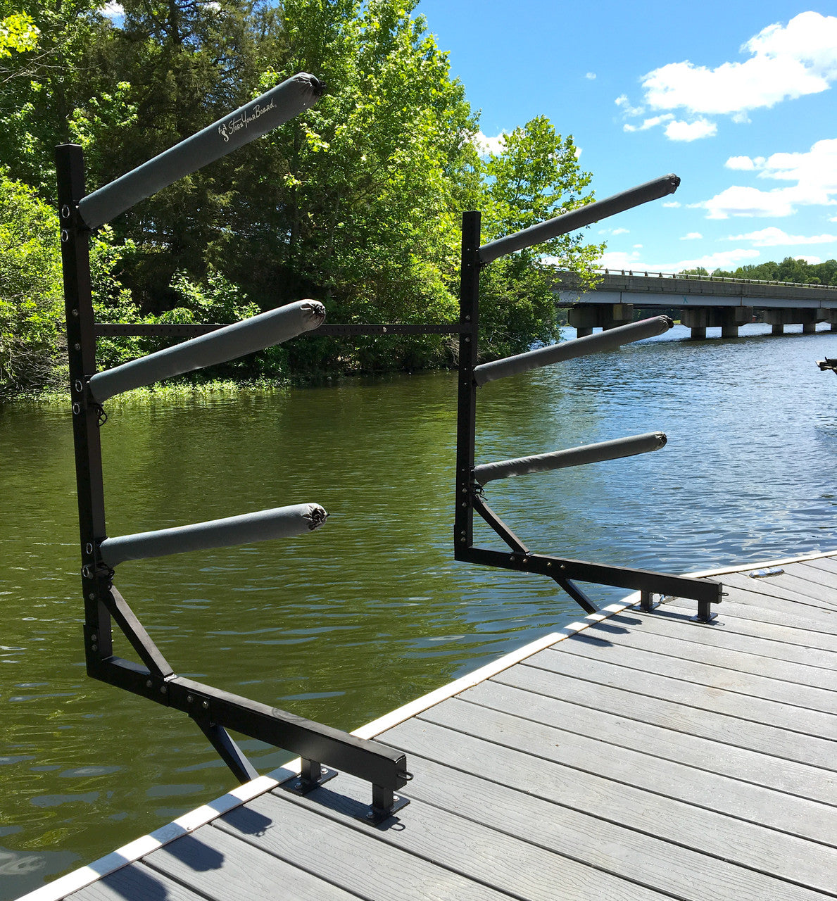 Chesapeake Dock Kayak Rack | Over The Water Storage | 4 Levels - OVERLANDERS Outfitter