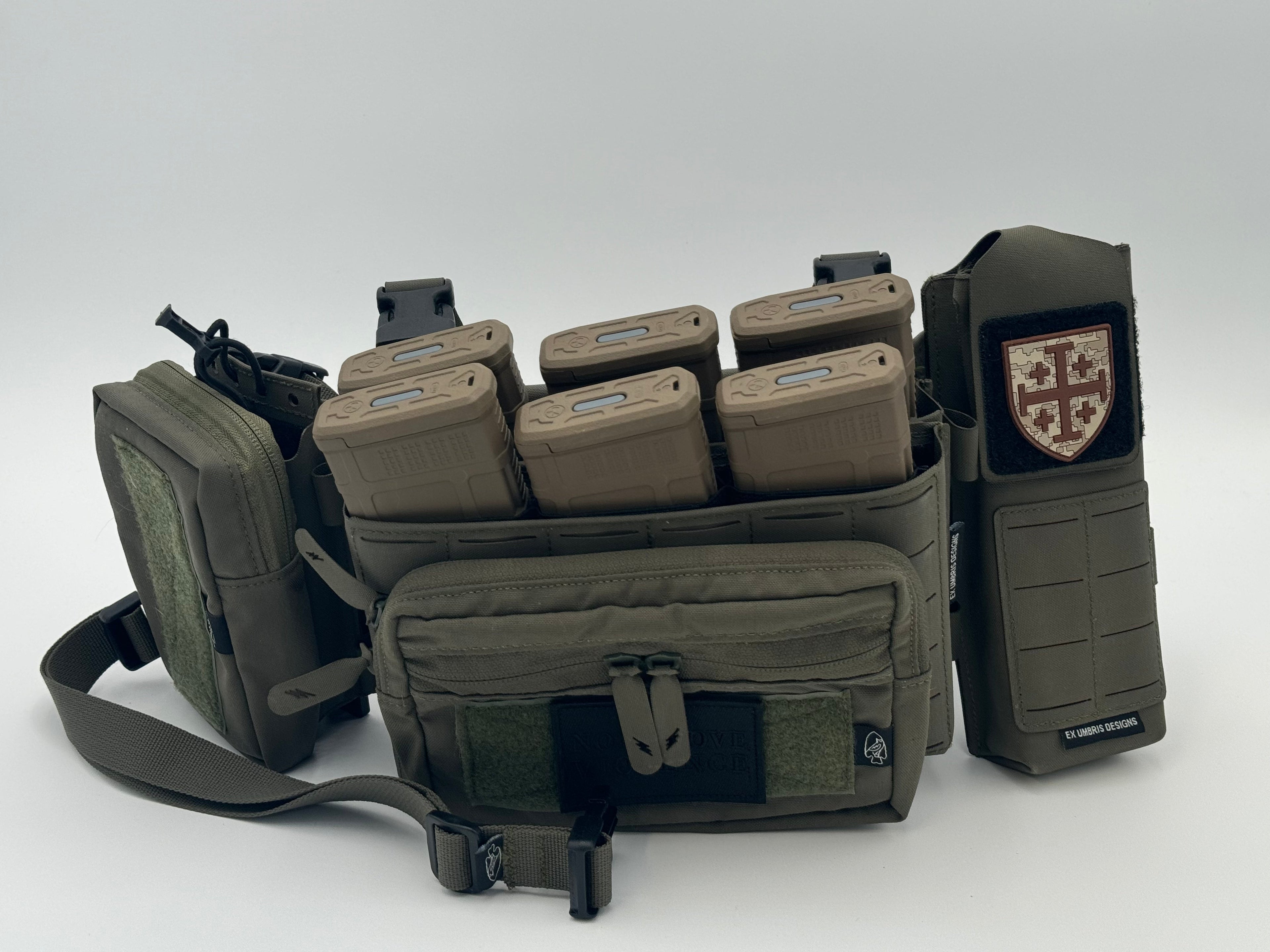 Triple 5.56mm MOLLE Placard - OVERLANDERS Outfitter