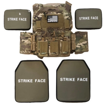Redemption Tactical Crusader 2.0® l St. Michael FULL ARMOR KIT COMBO PACKAGE with Crusader 2.0 +IFAK Medical Kit + LEVEL IV  (2) 10x12 Front/Back Plates (2) 6x6 Side Plates (Level IV Ceramic) - OVERLANDERS Outfitter