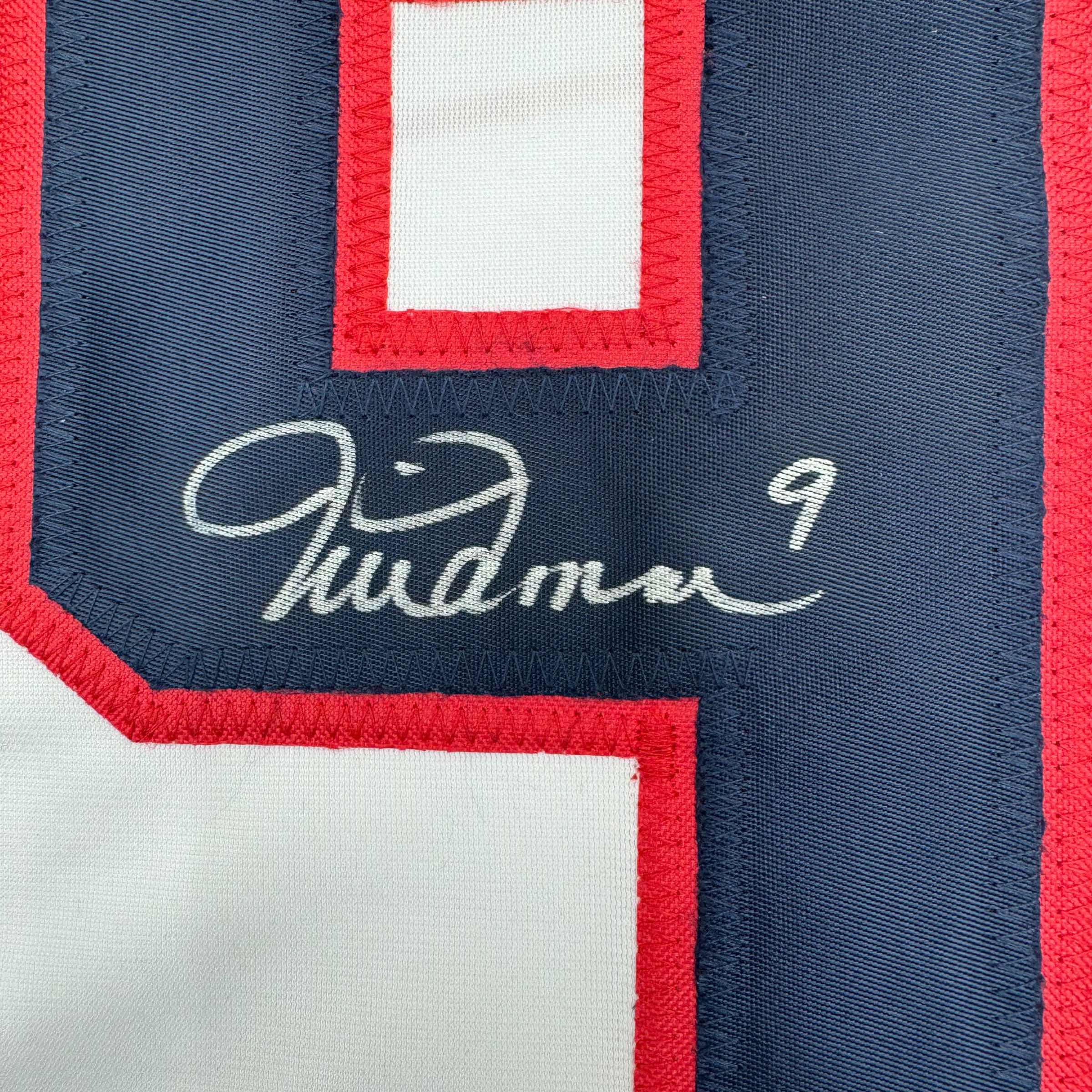 Autographed/Signed Mia Hamm White Soccer Team USA United States World Cup Jersey Beckett BAS COA - OVERLANDERS Outfitter