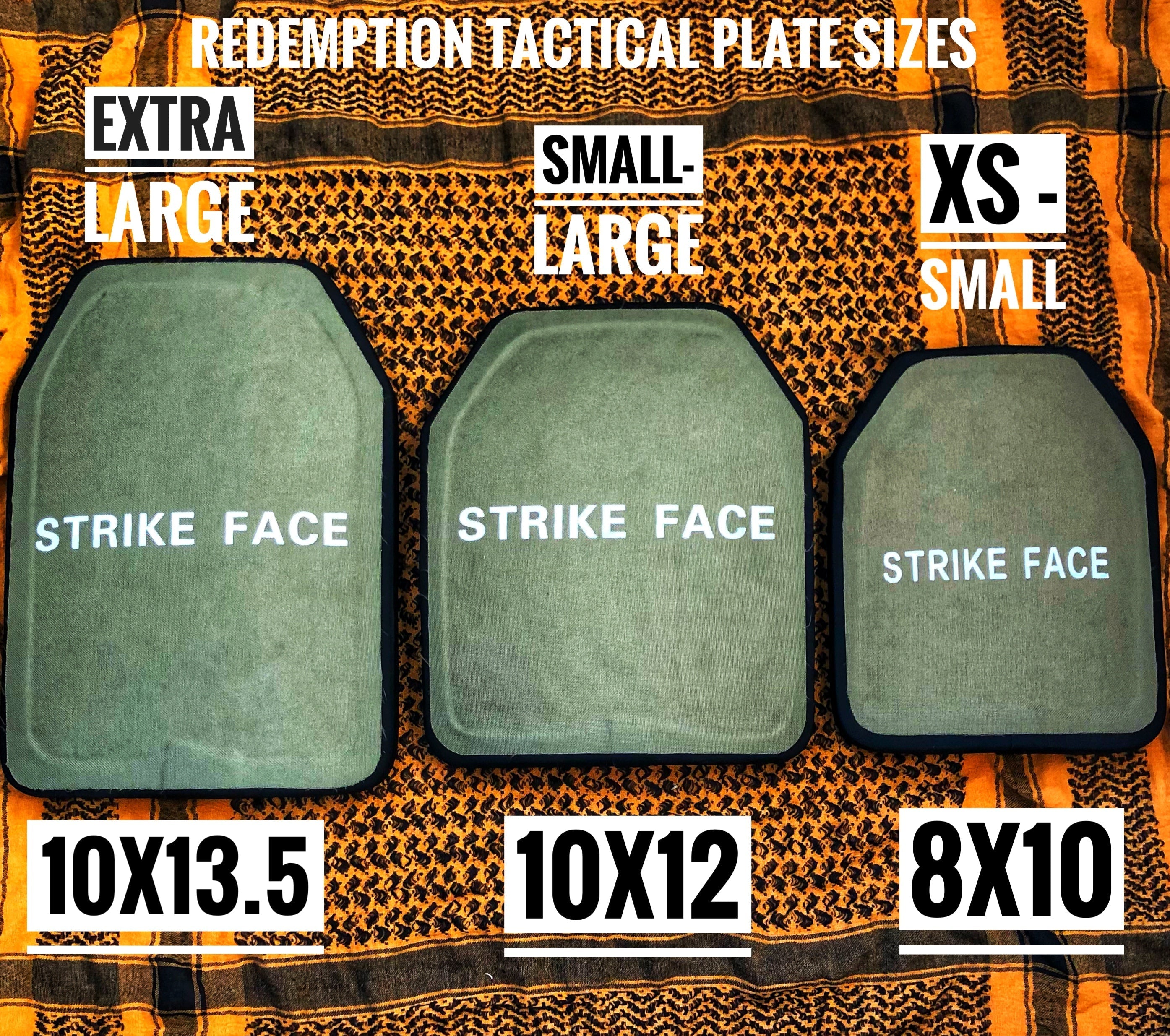 Redemption Tactical Level IV Recon 2.0 armor plates and carrier, 8x10 ballistic plates for tactical vest protection.