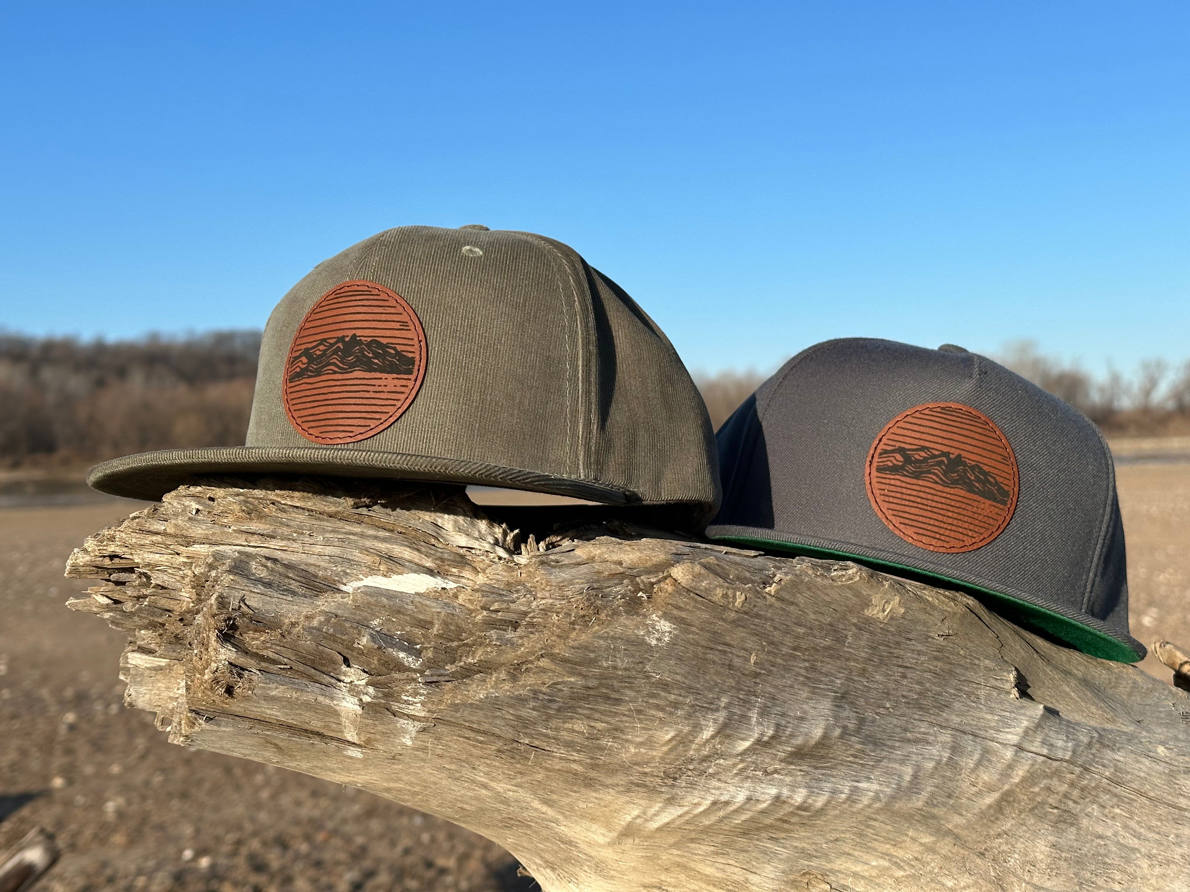 Pike Trail Rawhide Leather Patch Hats - OVERLANDERS Outfitter